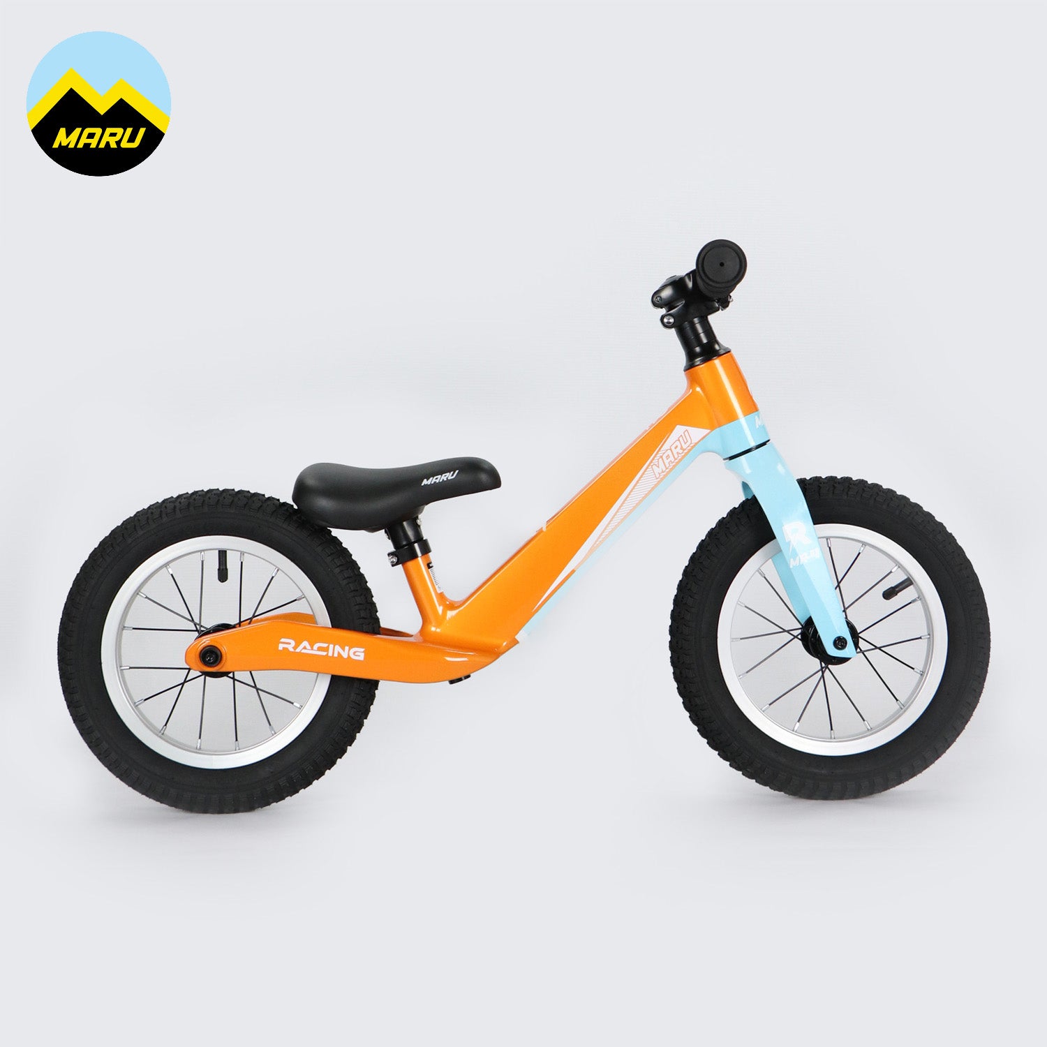 10+ Push Bikes Maru MR-4 Push Bike, 12" Magnesium Alloy Frame w/ Free Stand - Orange