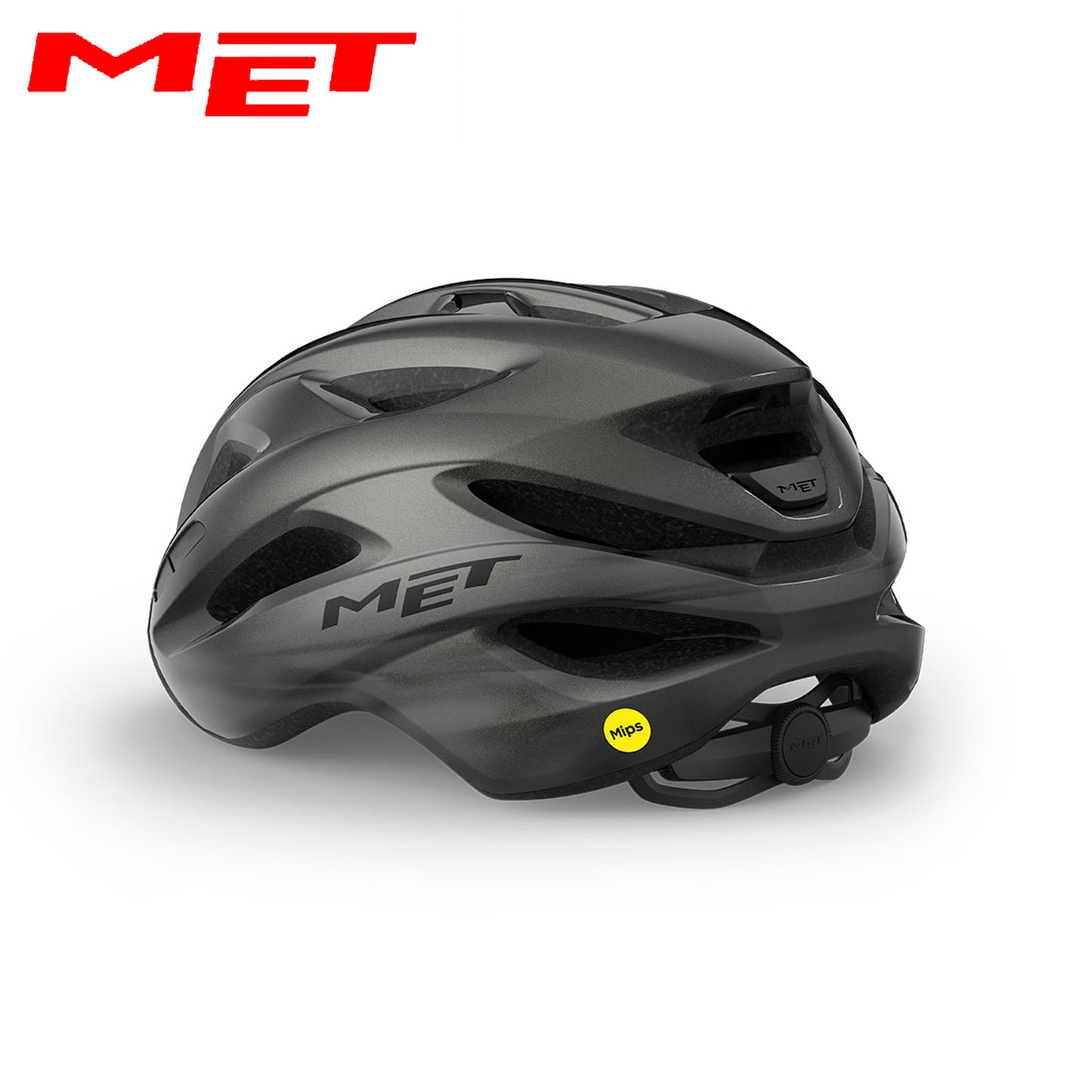 MET Idolo MIPS Road Bike Helmet - Titanium | Glossy