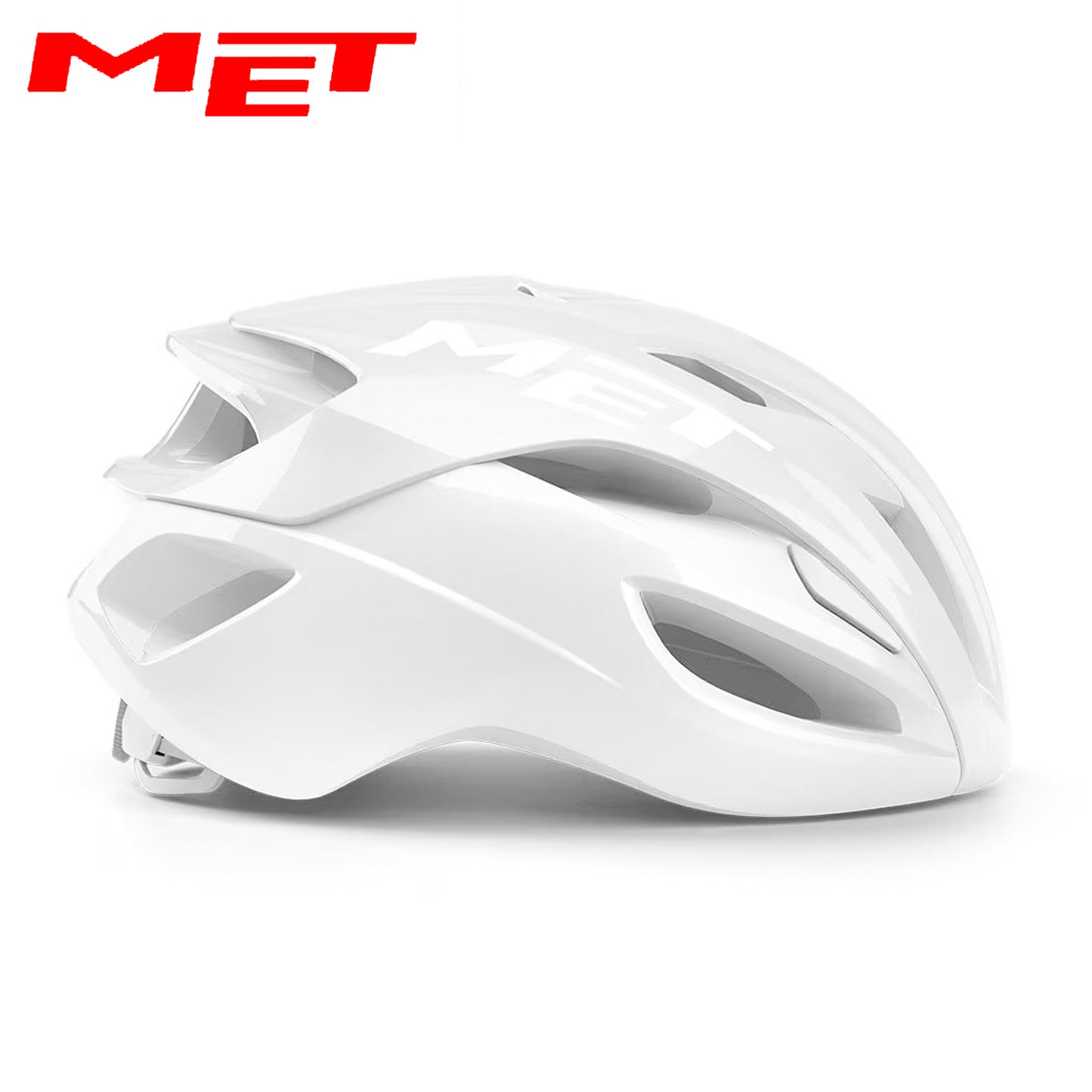 MET Rivale Absolute White Ltd. Ed. MIPS Road Bike Helmet - Absolute White | Glossy