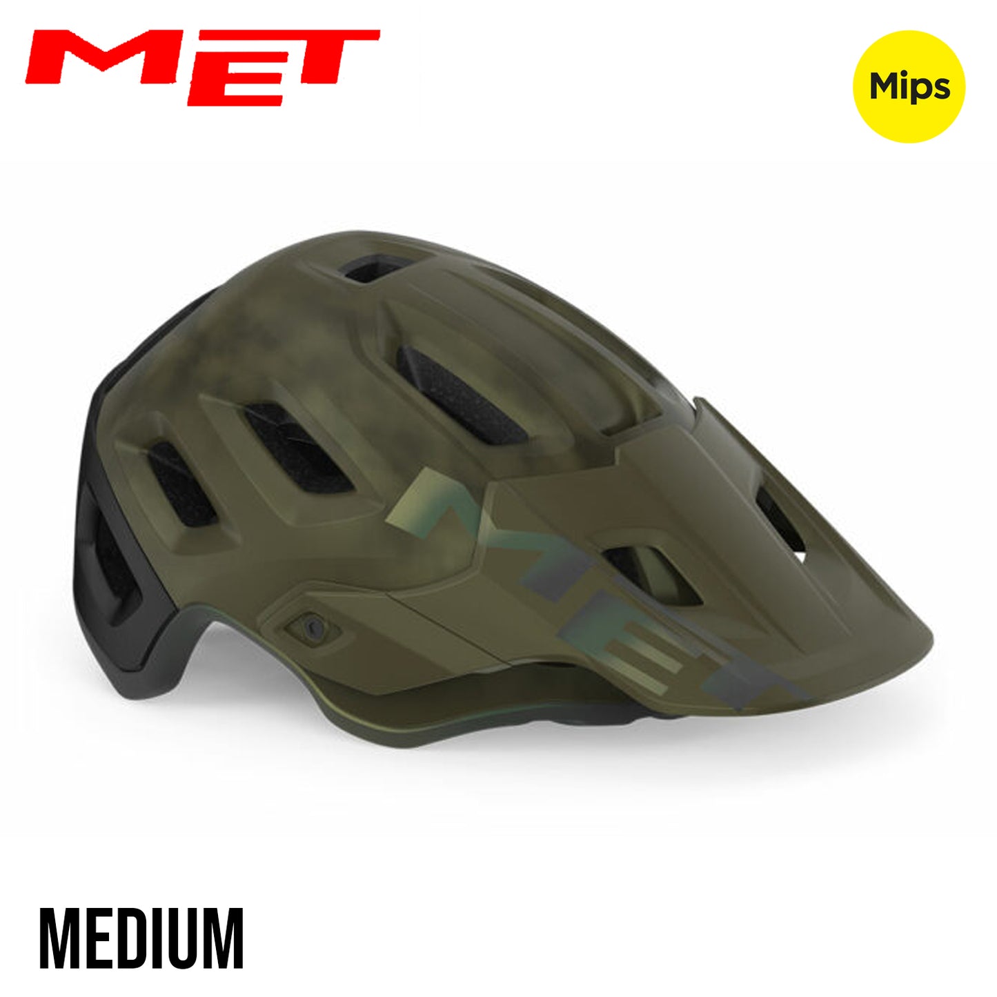 MET Roam MIPS MTB Bike Helmet - Kiwi Iridescent | Matte