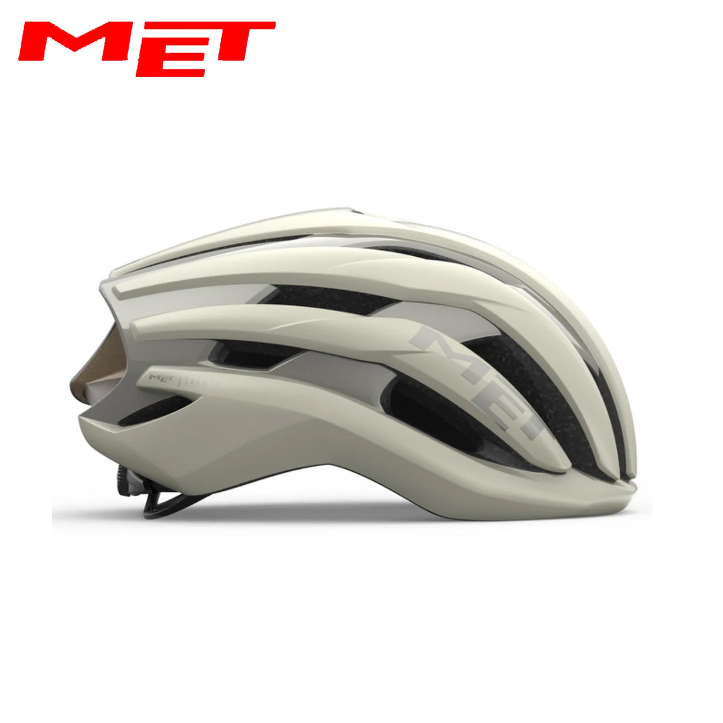 MET Trenta MIPS Road Bike Helmet - Greige | Matte Glossy