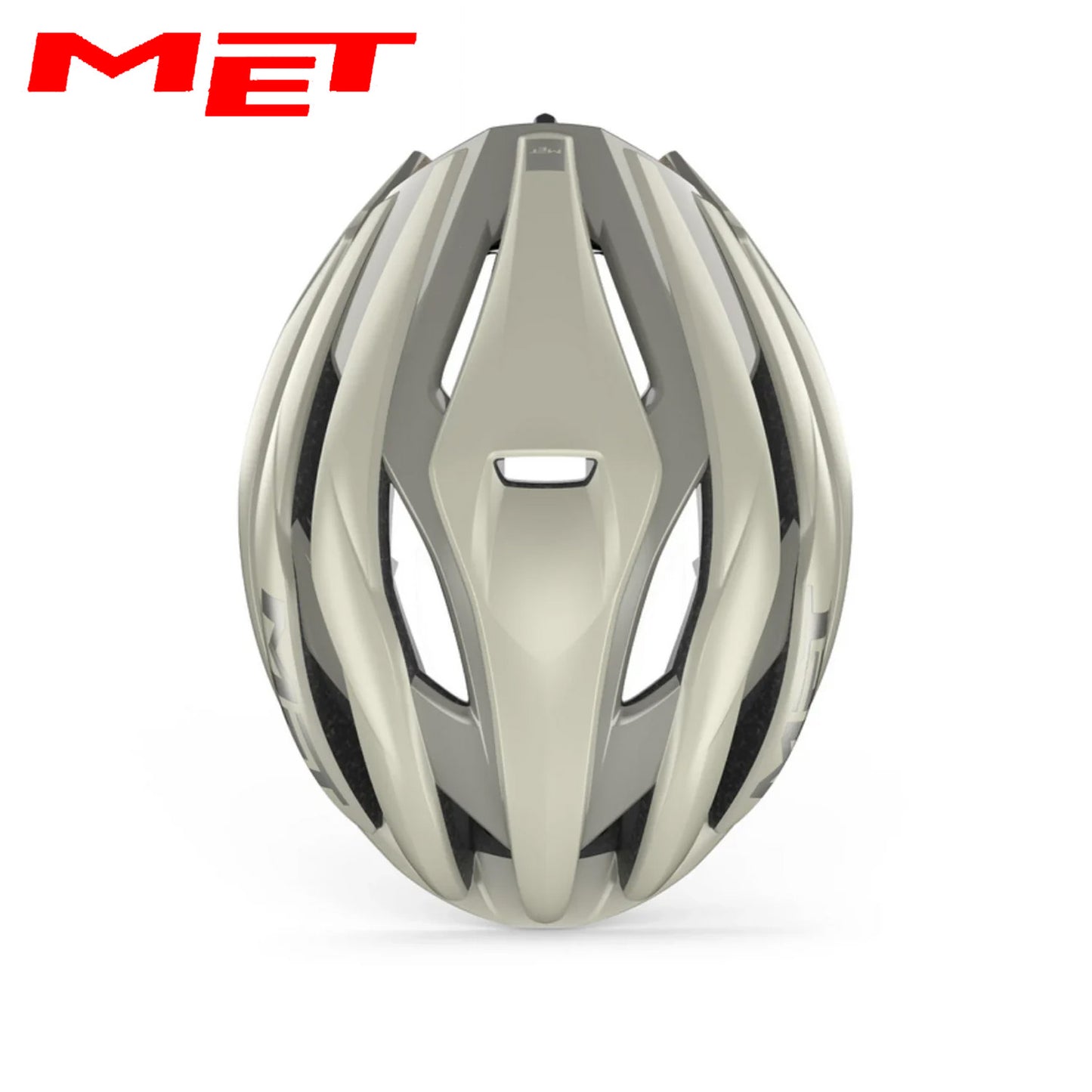 MET Trenta MIPS Road Bike Helmet - Greige | Matte Glossy