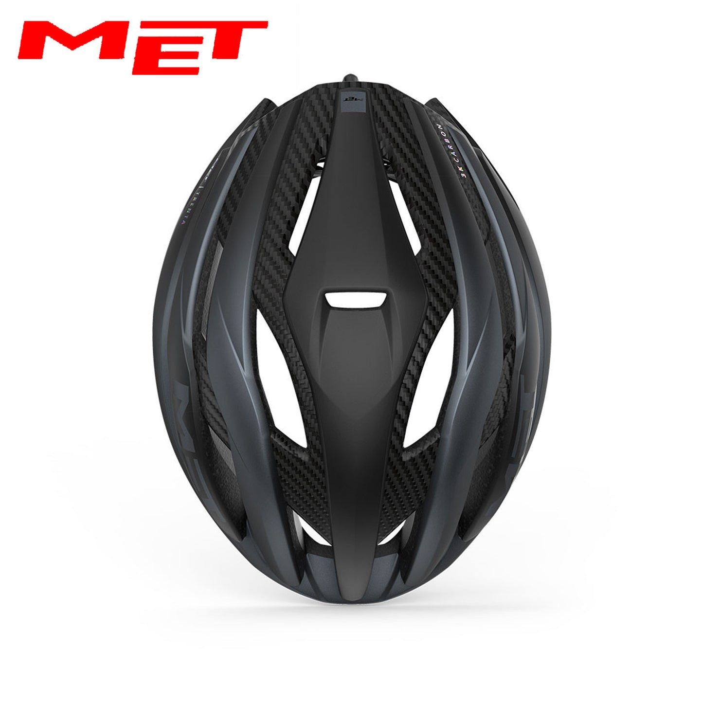 MET Trenta 3K Carbon MIPS Road, Gravel, Cross Country Bike Helmet - Black | Matte