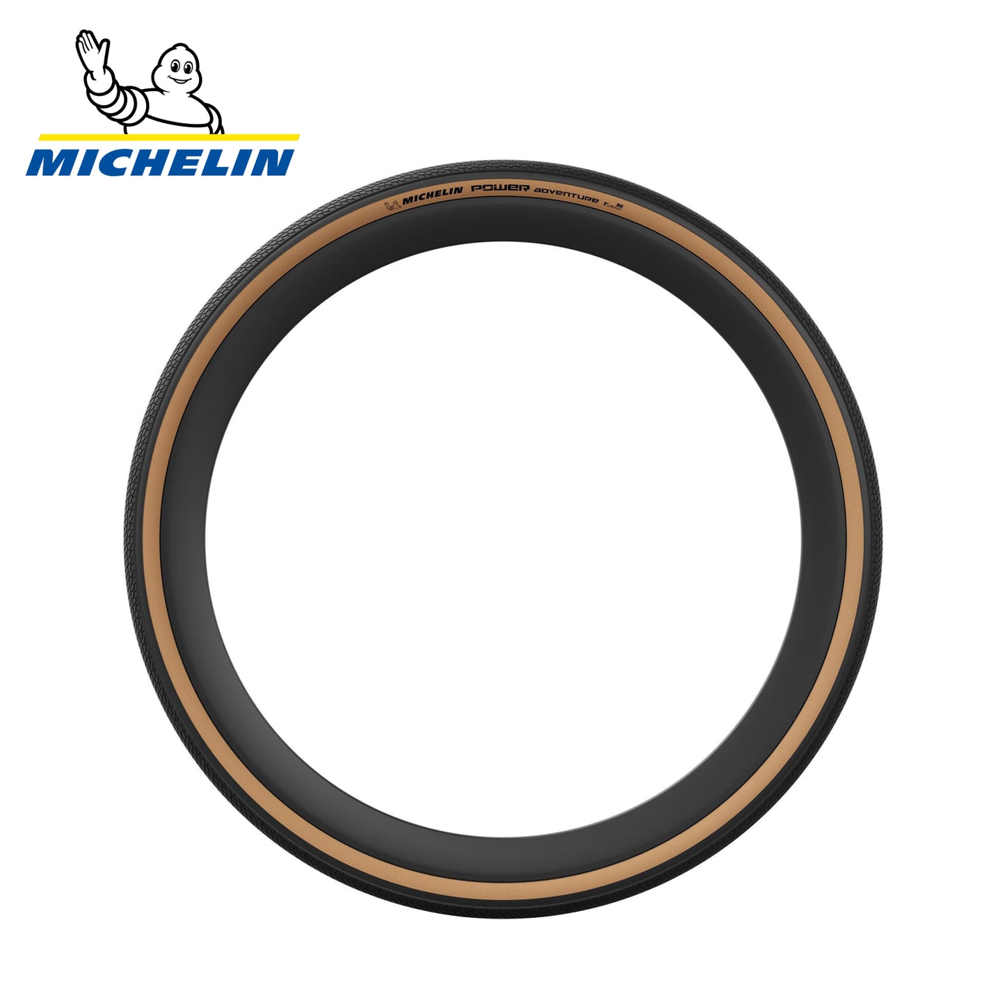 Michelin Power Adventure Competition Line TLR Bike Tire - Tan