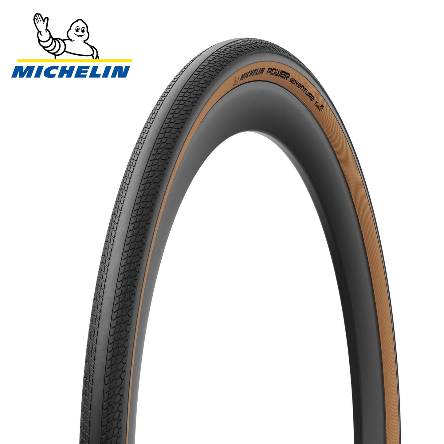 Michelin Power Adventure Competition Line TLR Bike Tire - Tan