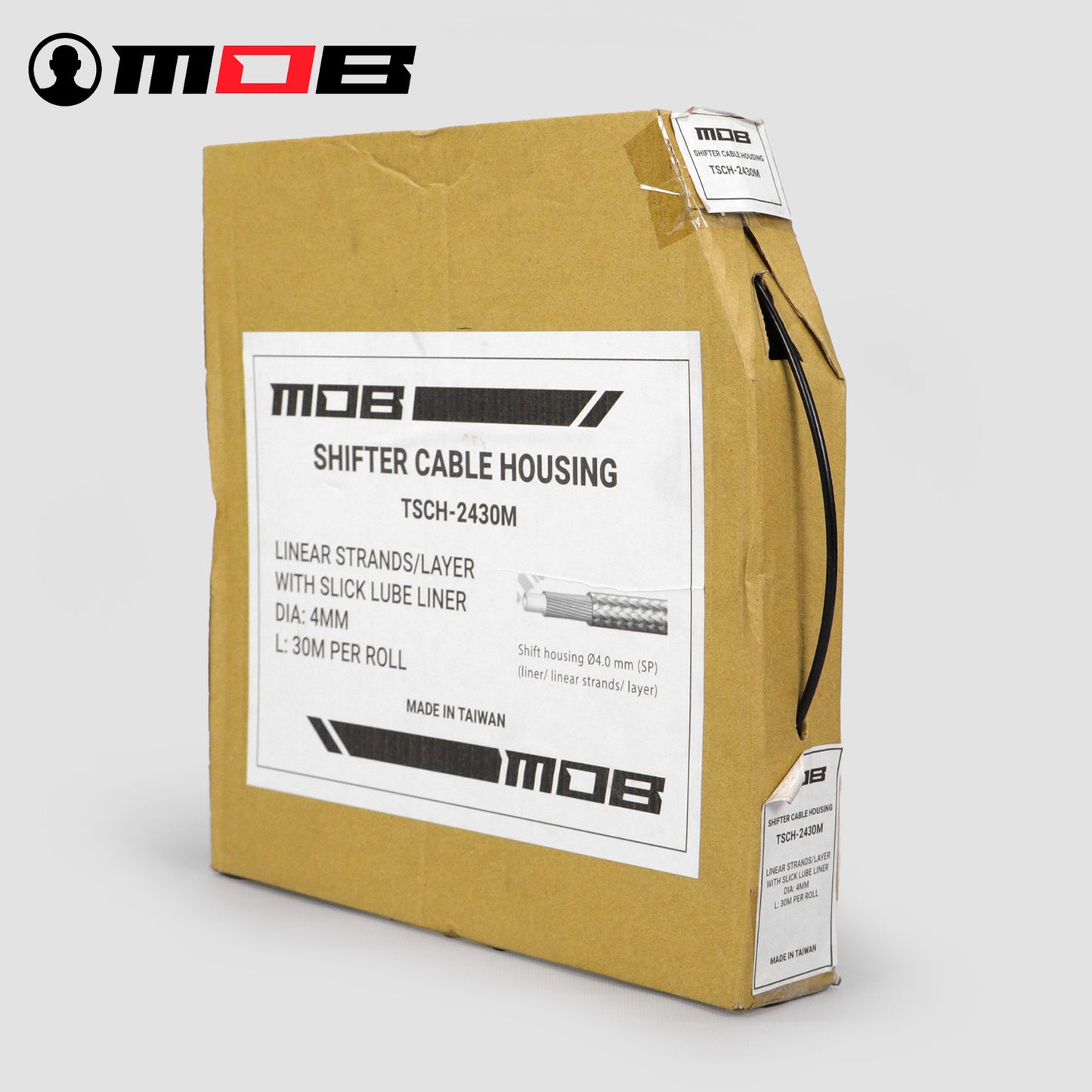 MOB TSCH-2430M Shifter Cable Housing - Black