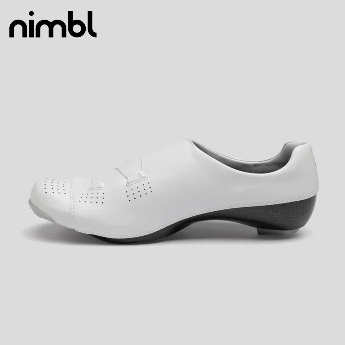 Nimbl Exceed Ultimate Glide Road Monocoque Carbon / BOA Li2 Cycling Shoes - White/Gold