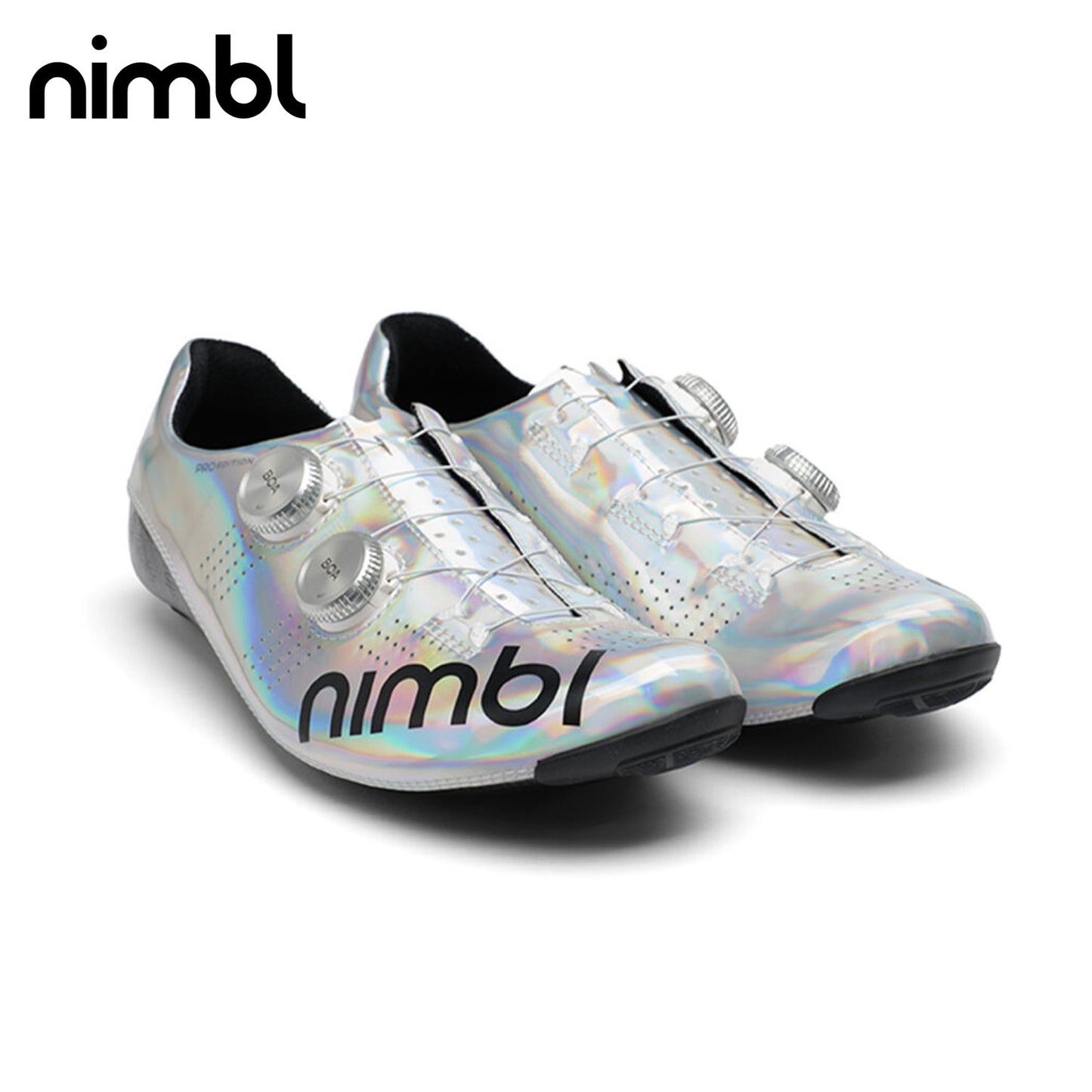 Nimbl Exceed Ultimate Pro Edition Road Monocoque Carbon / BOA Li2 Cycling Shoes - Stardust