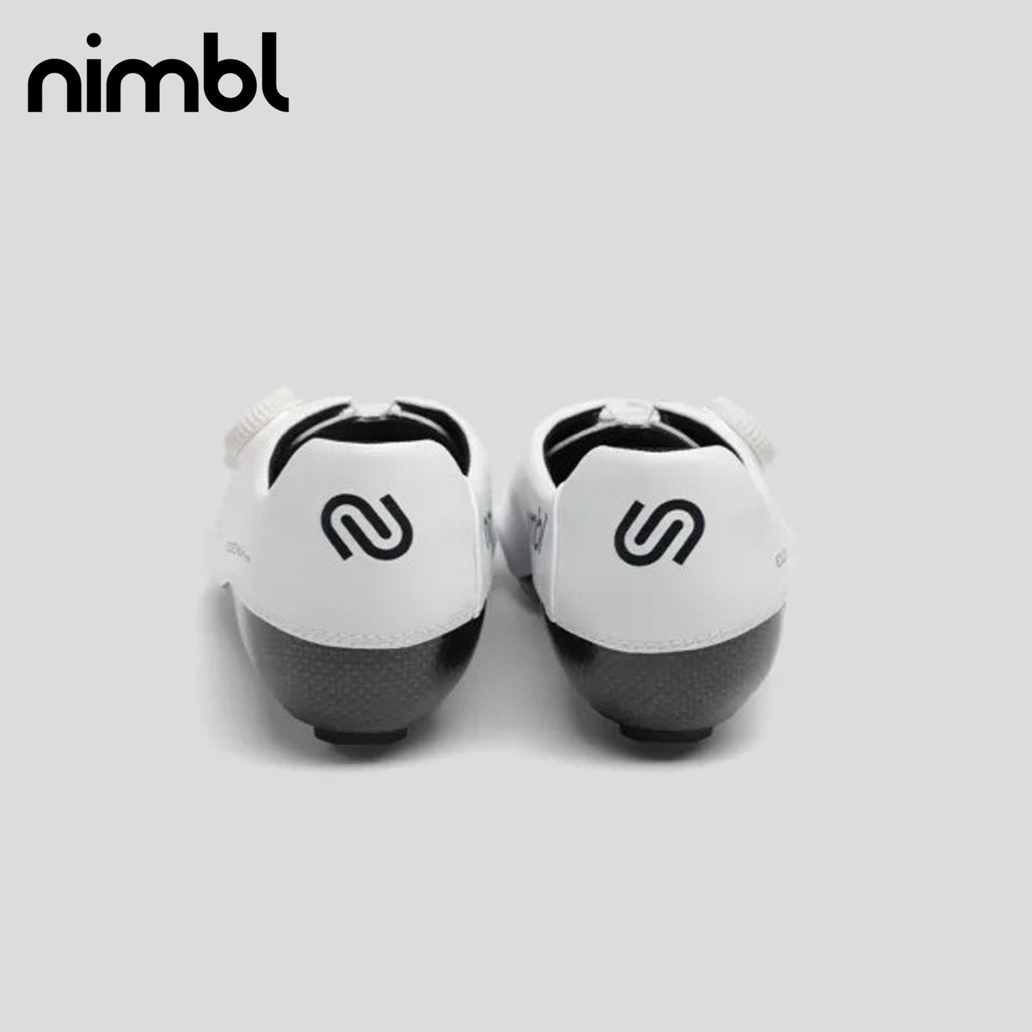 Nimbl Exceed Ultimate Pro Edition Road Monocoque Carbon / BOA Li2 Cycling Shoes - White/Black
