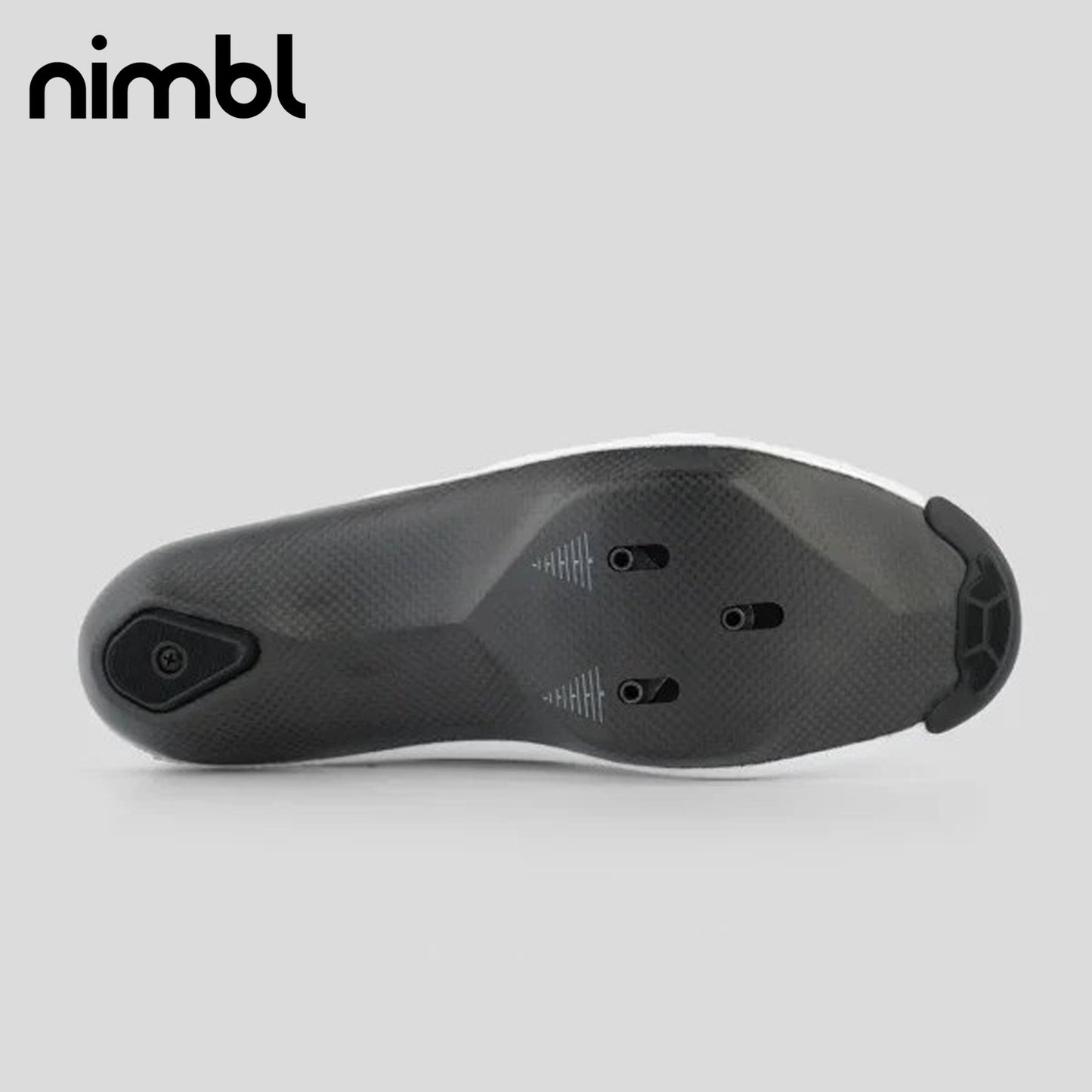 Nimbl Exceed Ultimate Pro Edition Road Monocoque Carbon / BOA Li2 Cycling Shoes - White/Black