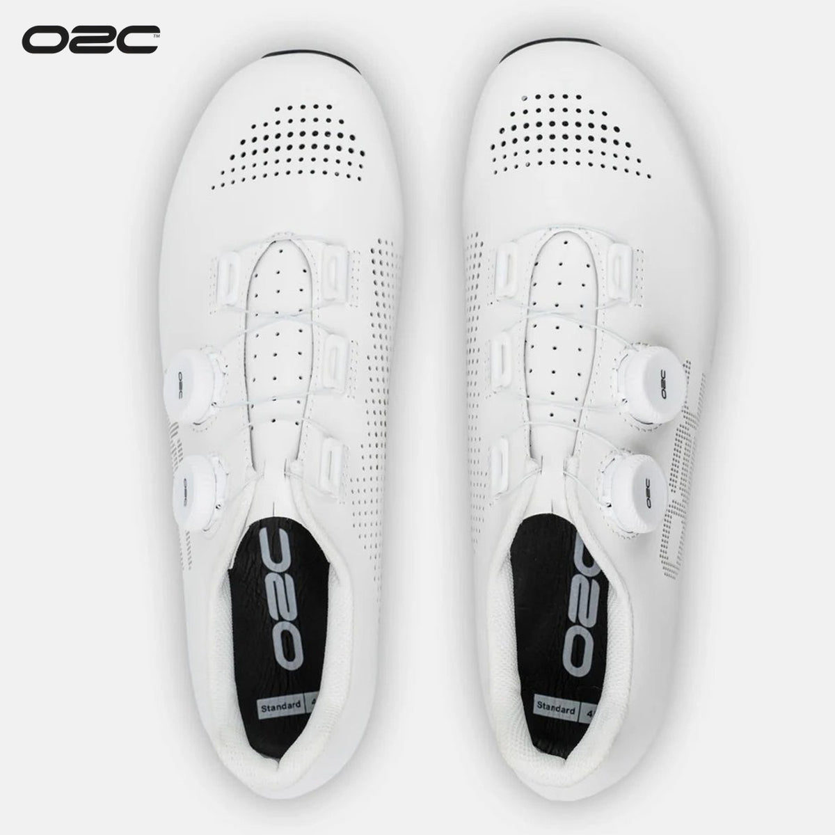 o2c Vector RC1 Road Bike Cleats Shoes - White