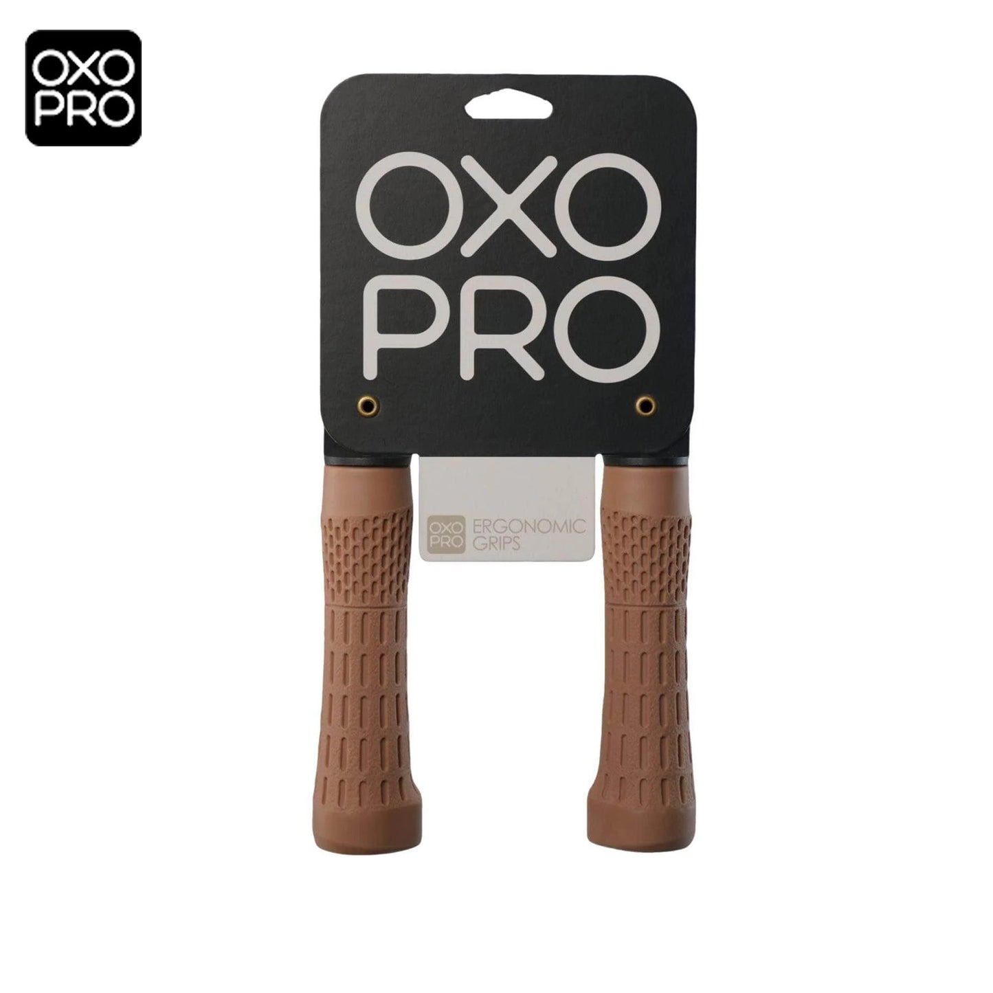 OXO-PRO OP2 Performance II 135mm MTB Lockable Bike Grips - Brown