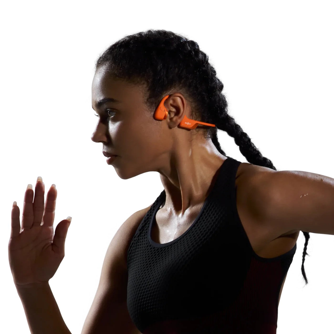 (NEW v2) SHOKZ OpenRun Pro 2 Premium Bone Conduction Open-Ear Sport Headphones - Orange