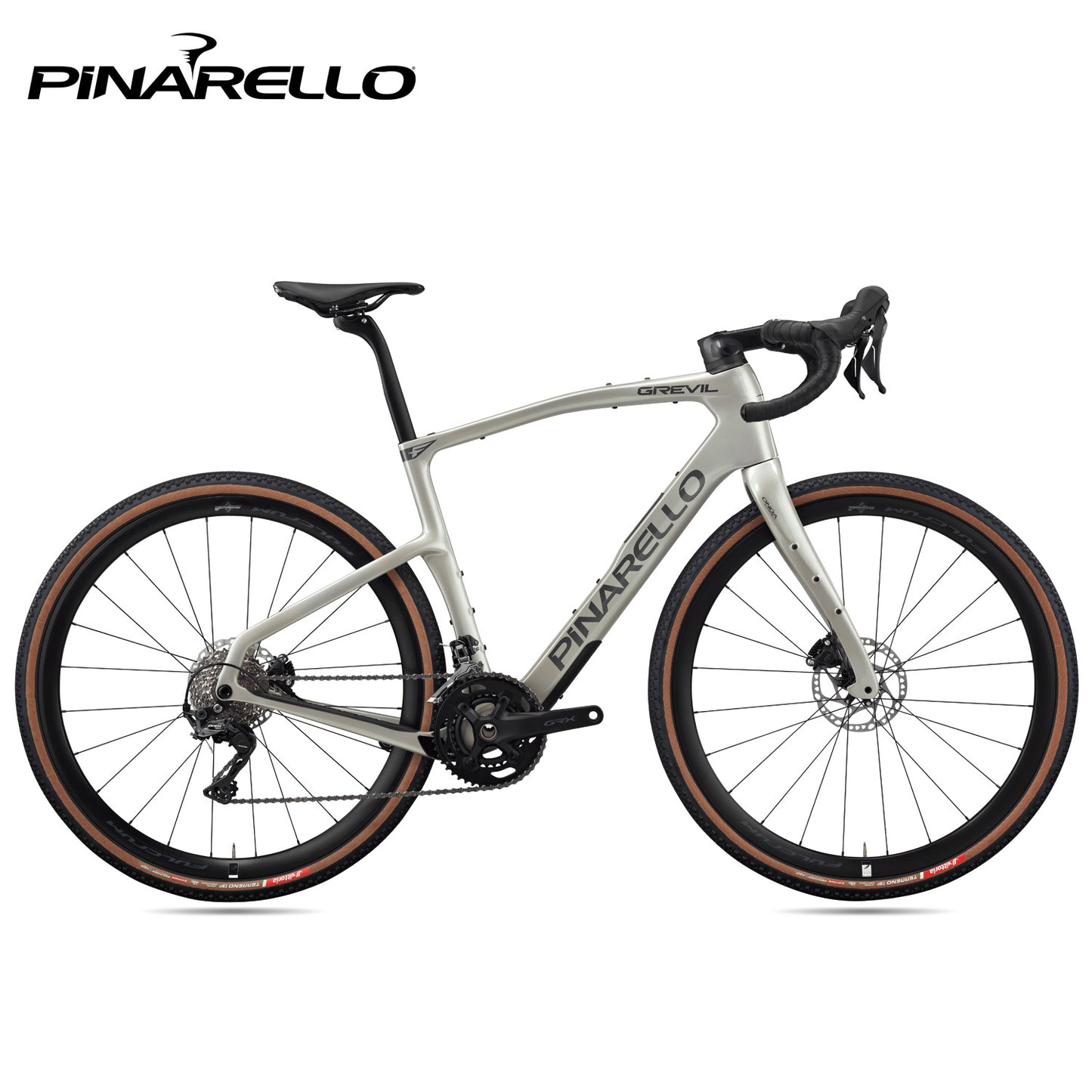 Pinarello Grevil F1 Gravel Bike Shimano GRX 610 - Comet Silver