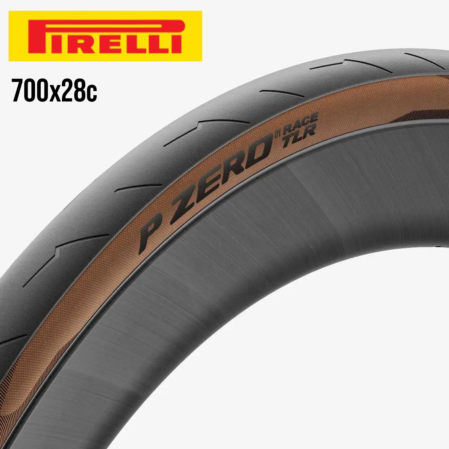 Pirelli P ZERO Race TLR Classic 700 Tubeless Bike Tire SmartEVO - Tan ...