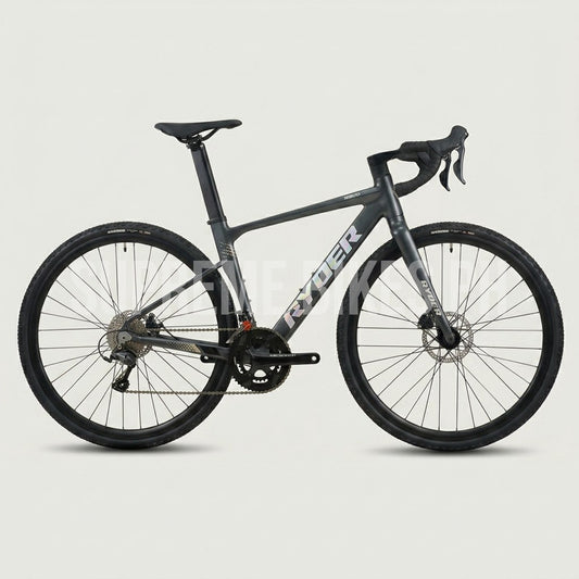 Ryder Alloy Hydraulic Gravel Bike V2 2x10-Speed - Classic Black