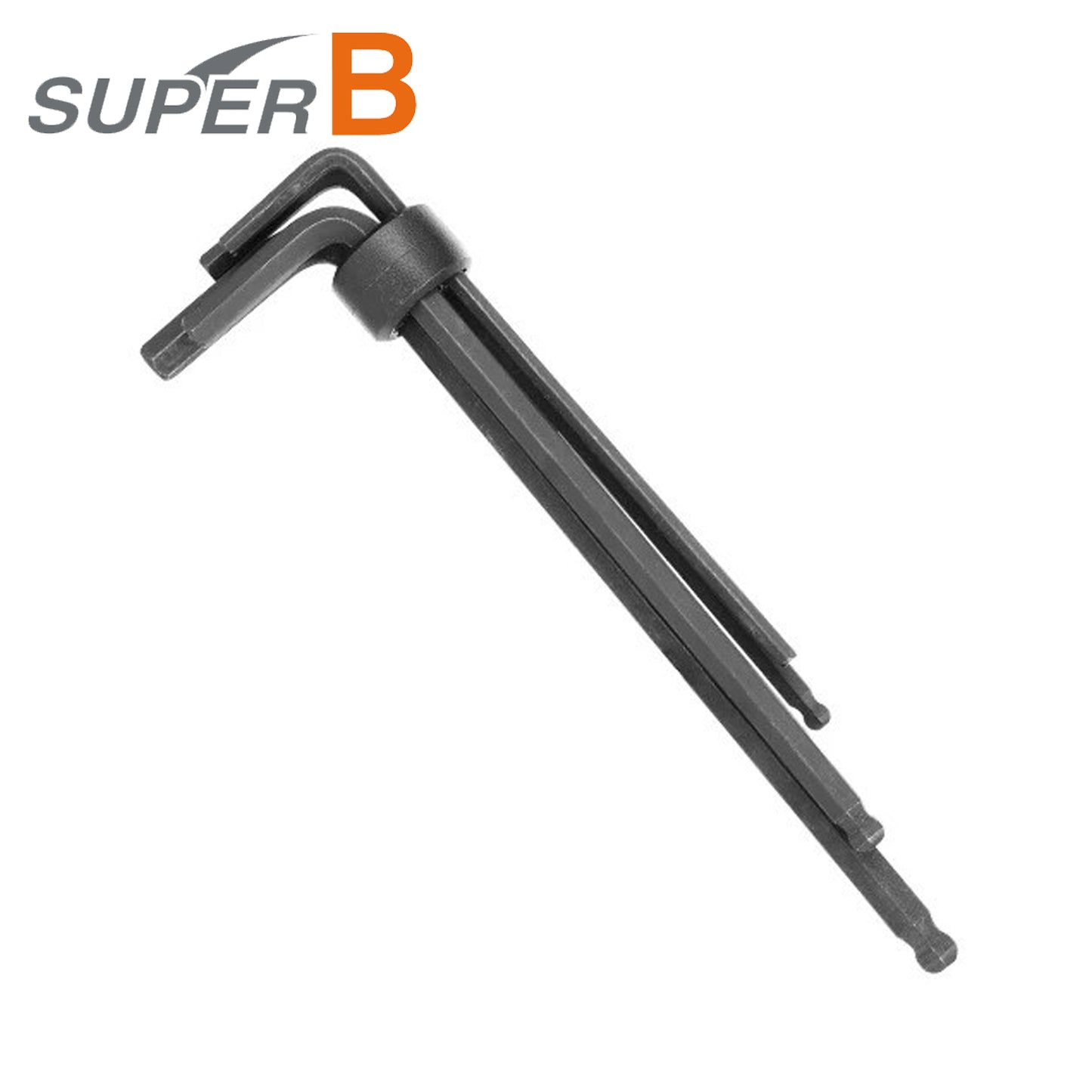 Super B 7775 Hex Wrench Set 4 in 1 (3, 4, 5, 6mm Hex Key Wrench) - Black