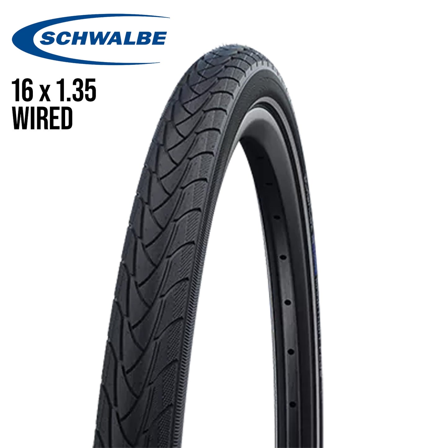 Schwalbe Marathon Plus Flat-less Bike Tire 16" (Wired)