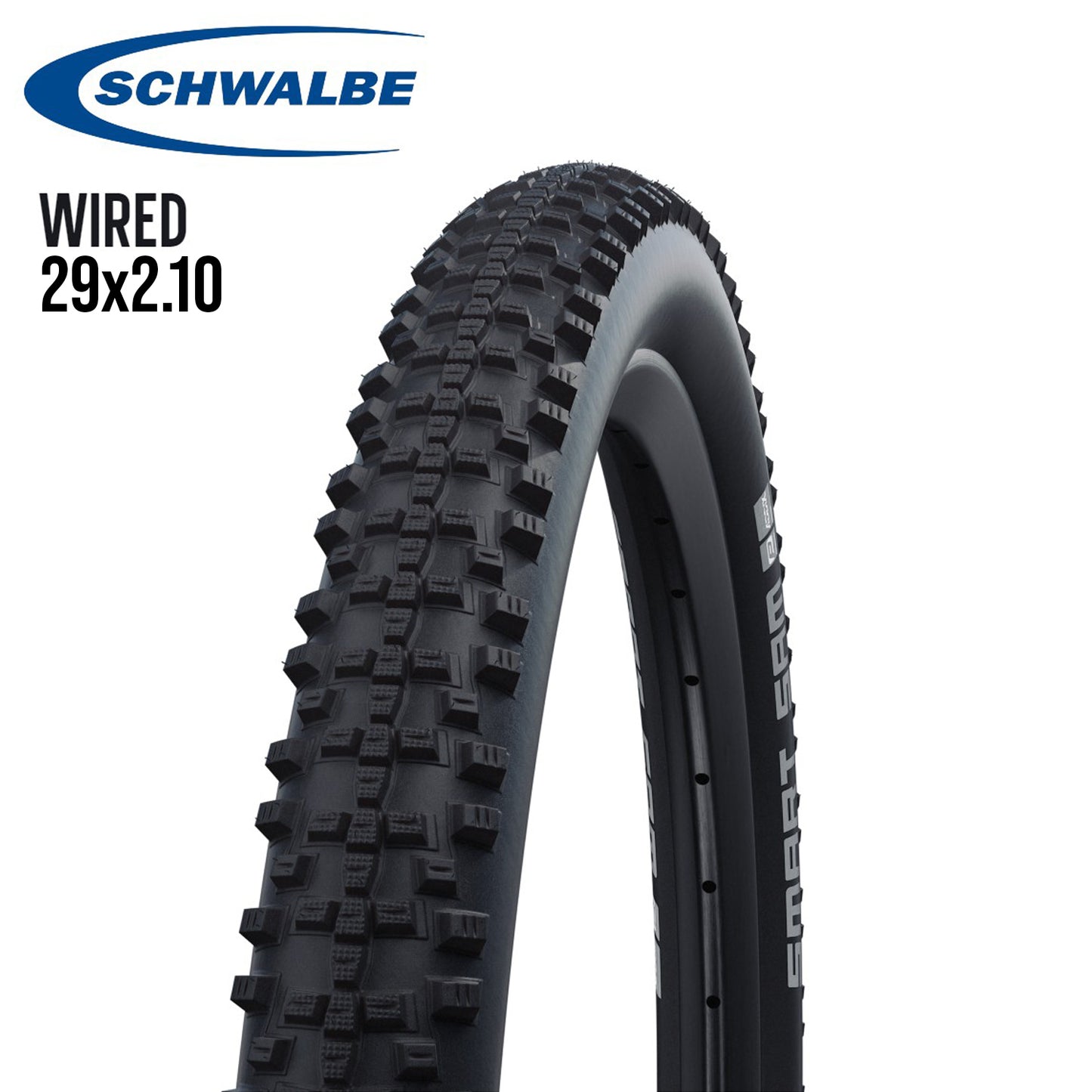 Schwalbe Smart Sam 29er All-Around MTB Tire Wire Bead - Black
