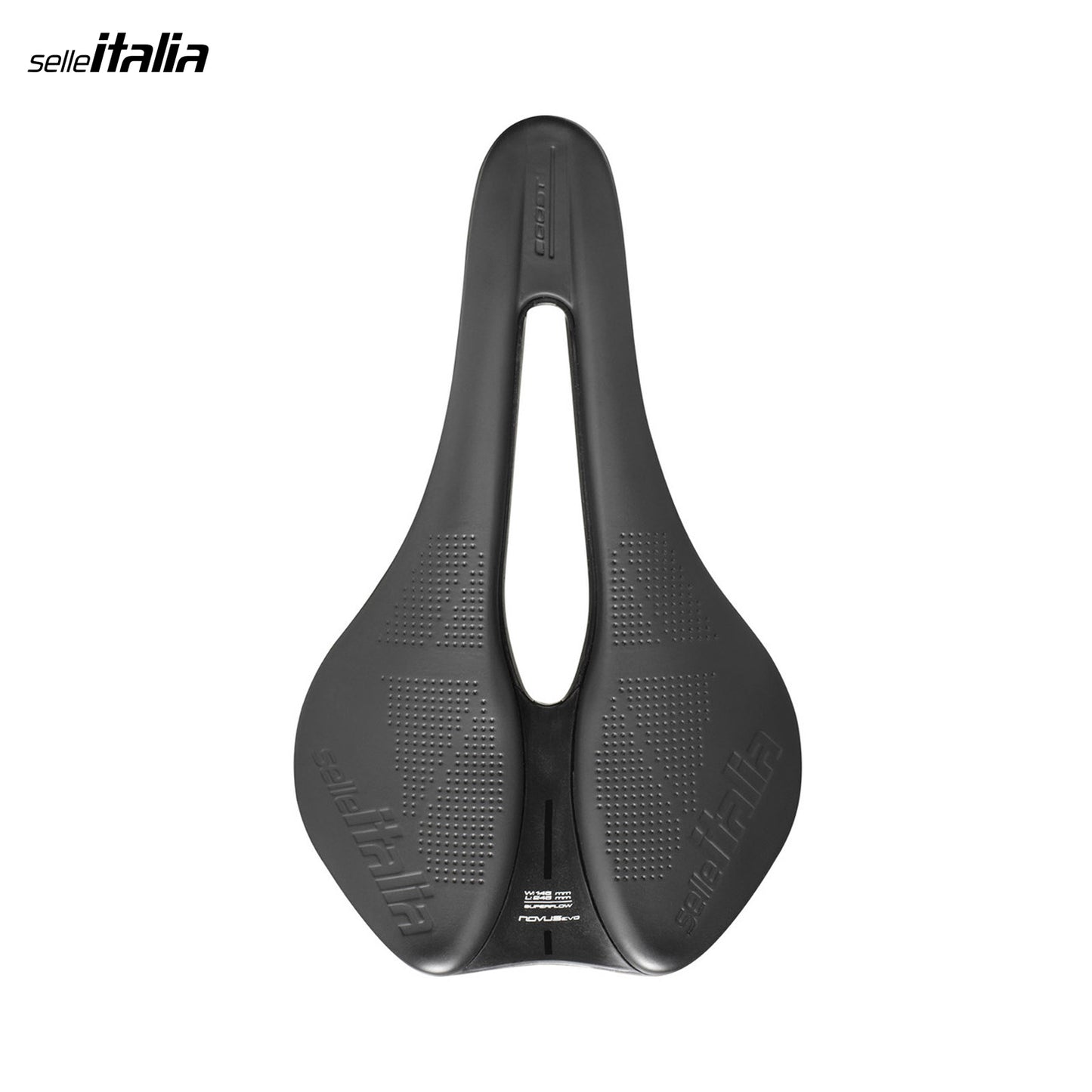 Selle Italia Novus Boost EVO Superflow Bicycle Saddle Road Lightweight - Black