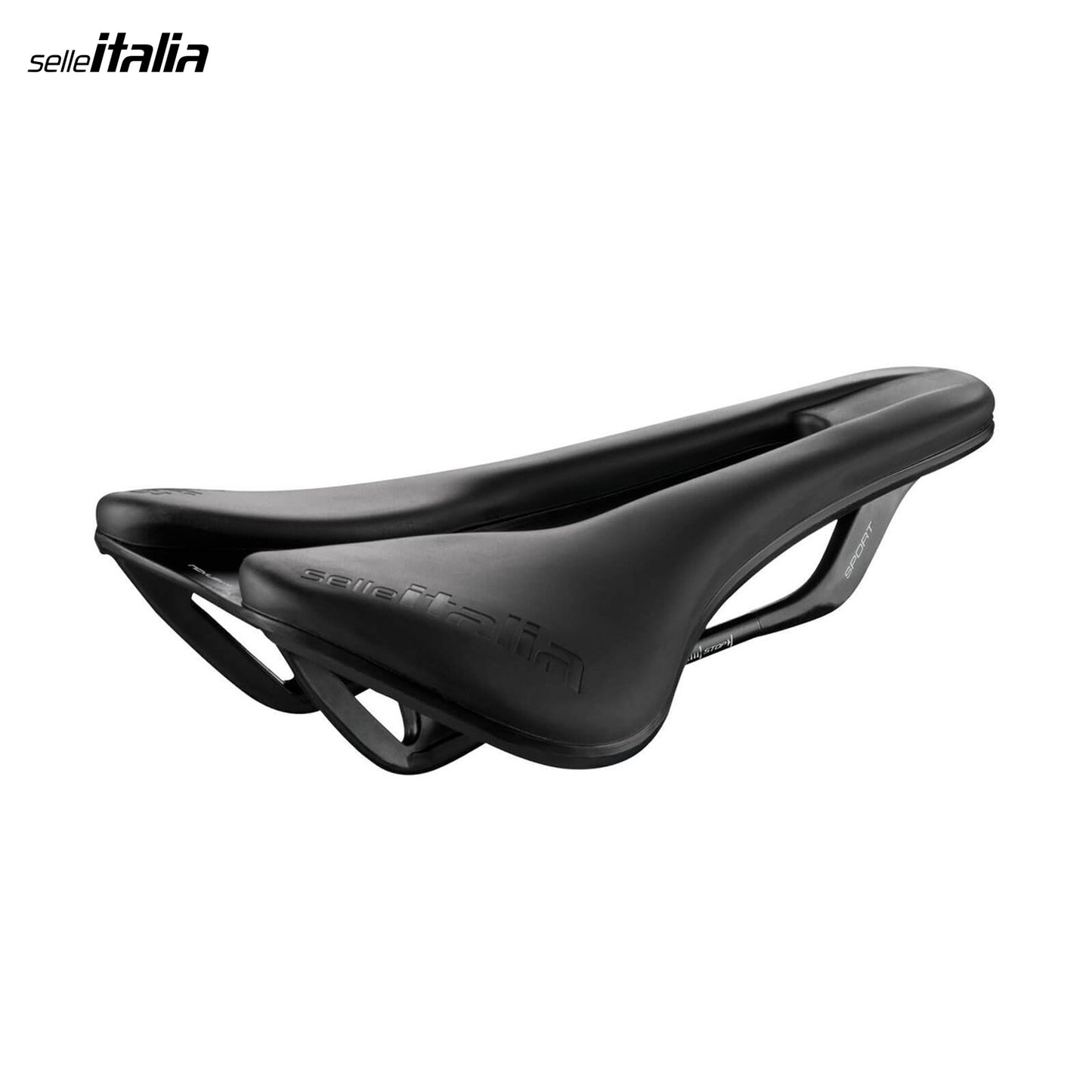 Selle Italia Novus Boost EVO Sport Greentech Bicycle Saddle - Black