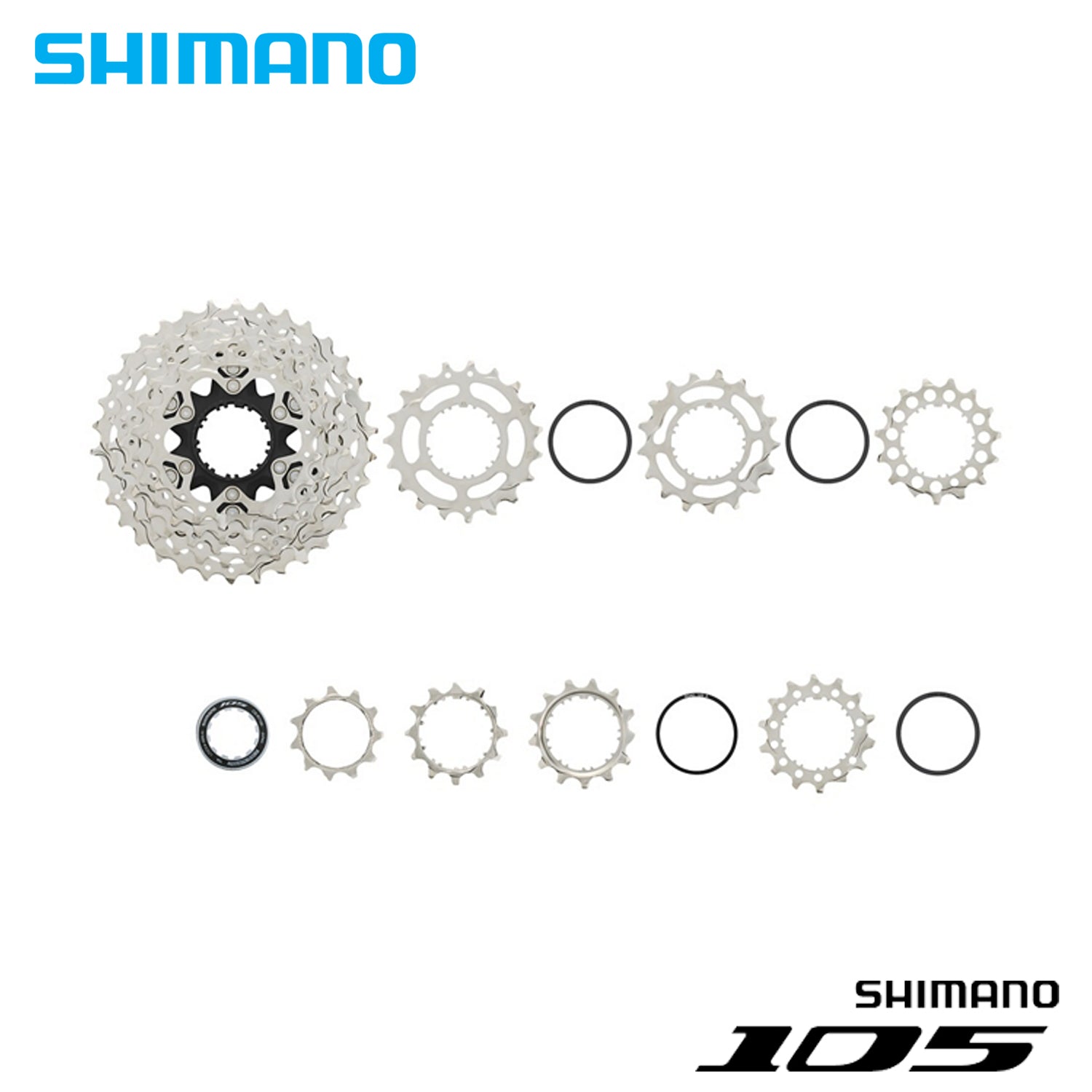 Shimano 105 CS-R7101 12-speed 11-34 Cassette | Vélozone Shimano 105 CS-R7101 12-speed 11-34 Cassette | Vélozone