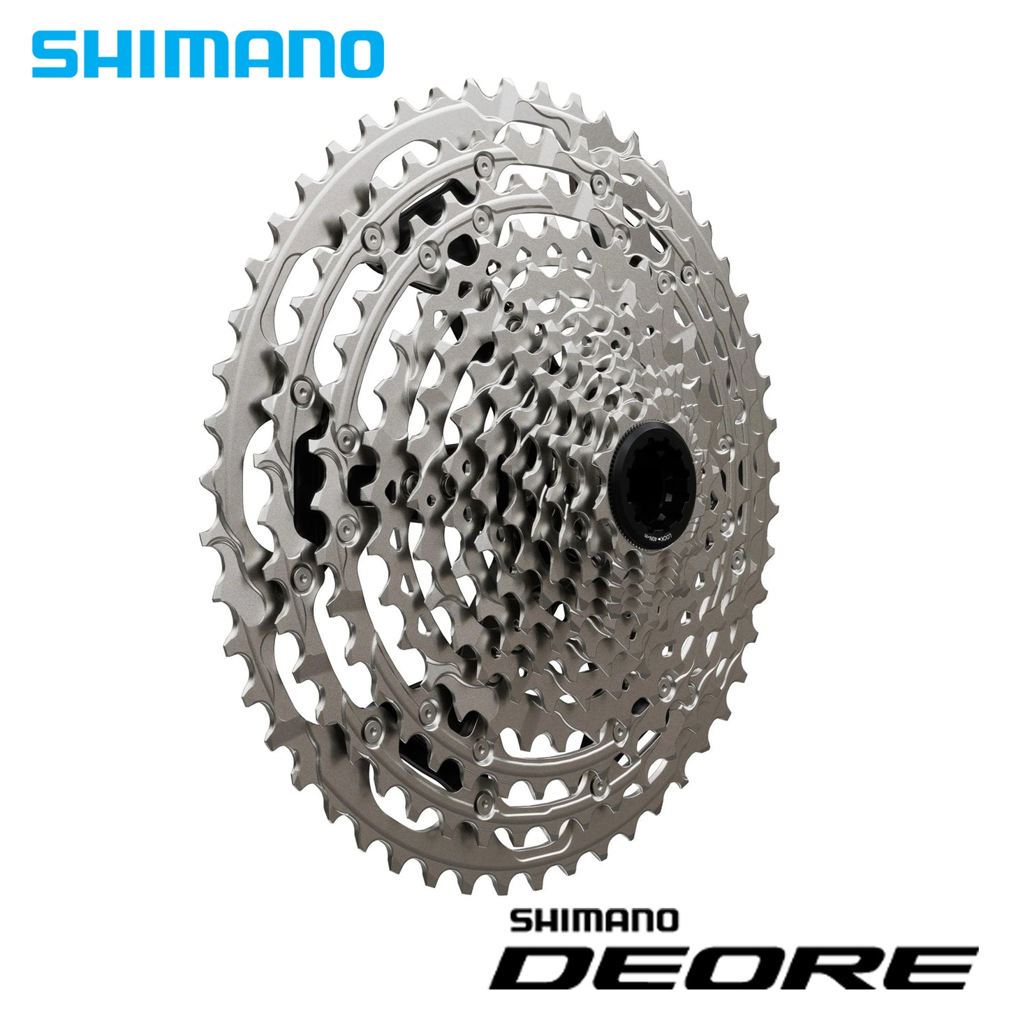 Shimano Deore CS-M6200 12-Speed Cassette Sprocket Microspline - Silver
