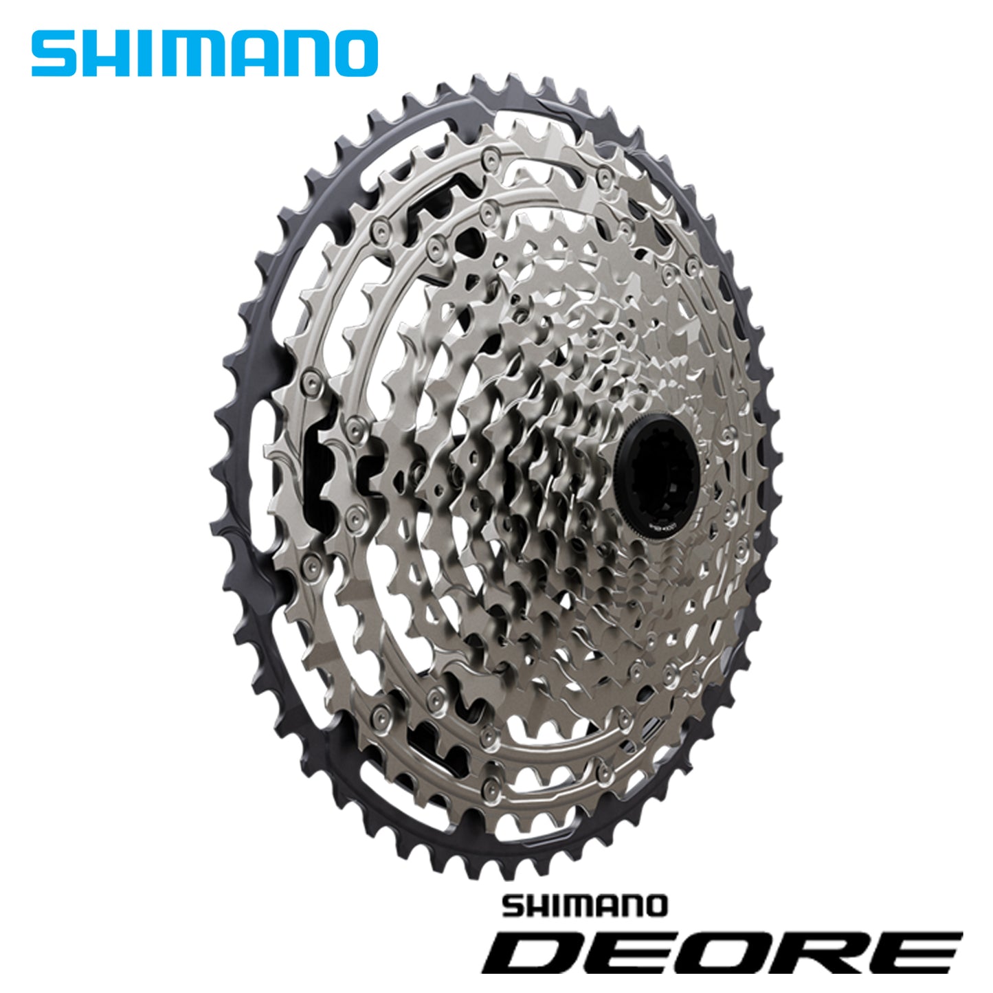 Shimano Deore CS-M7200 12-Speed Cassette Sprocket Hyperglide+ Microspline - Silver