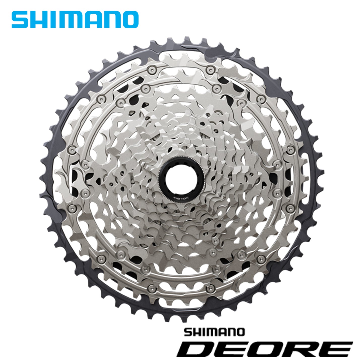 Shimano Deore CS-M7200 12-Speed Cassette Sprocket Hyperglide+ Microspline - Silver