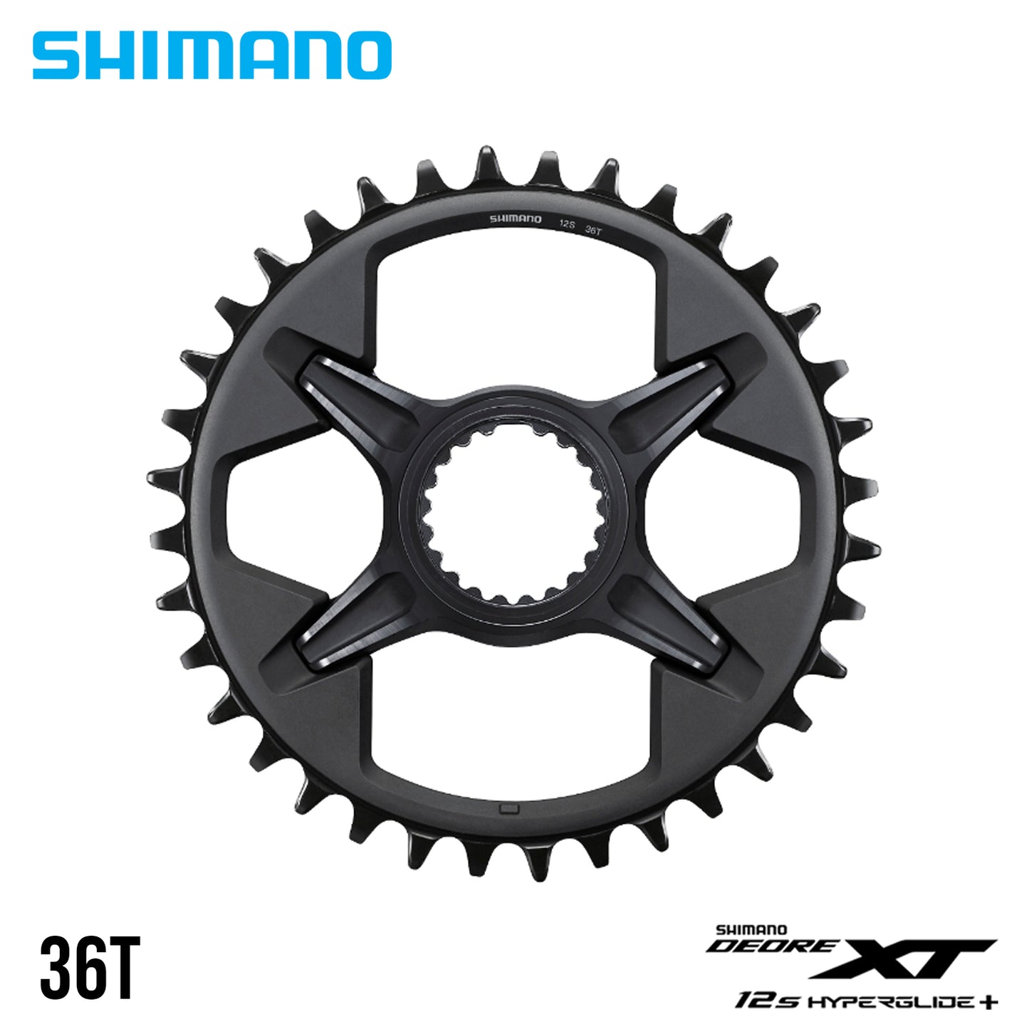 Shimano Deore XT 12s Hyperglide+ SM-CRM85 Chainring, 12-Speed