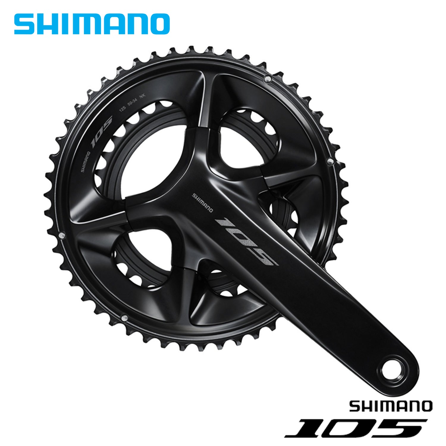 Shimano 105 FC-R7100 HOLLOWTECH II Crankset 2x12-speed – Supreme Bikes PH