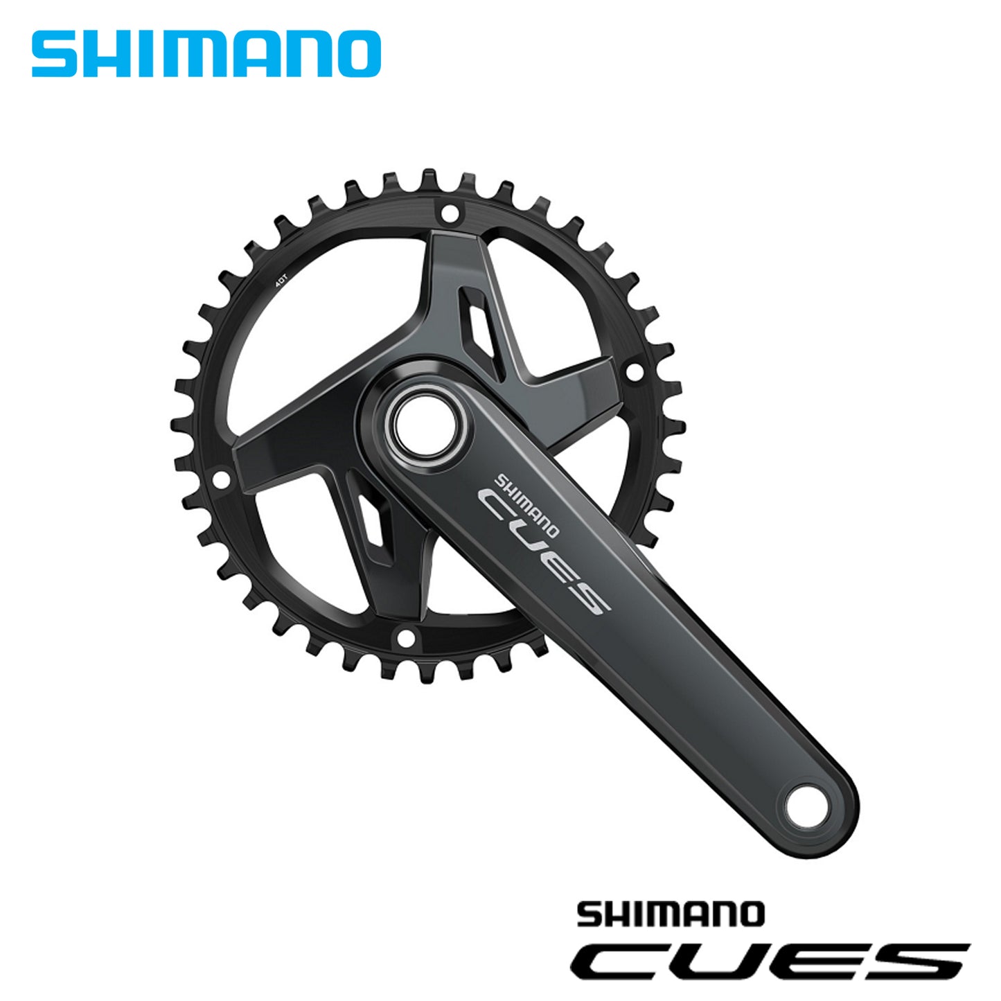 Shimano CUES FC-U8000-1 Hollowtech II Crank Set 1x11/10/9-Speed
