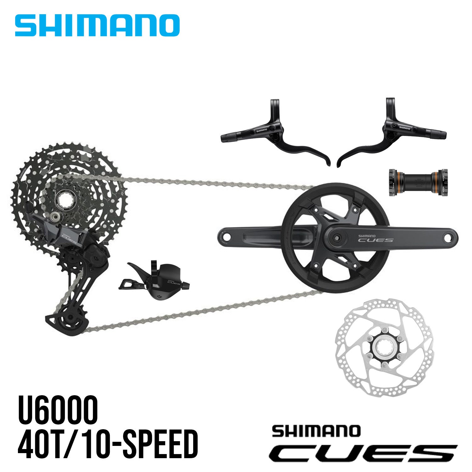 10 speed store road bike groupset