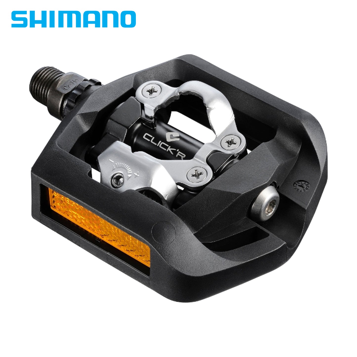 Shimano PD-T421 CLICK'R Pedal, Single-Sided for casual ride - Black