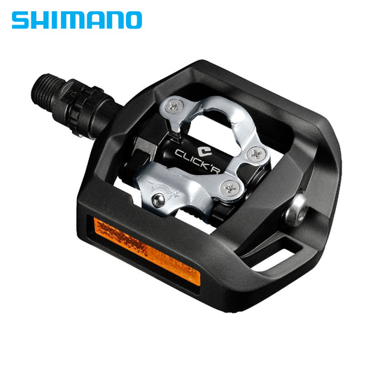 Shimano PD-T421 CLICK'R Pedal, Single-Sided for casual ride - Black