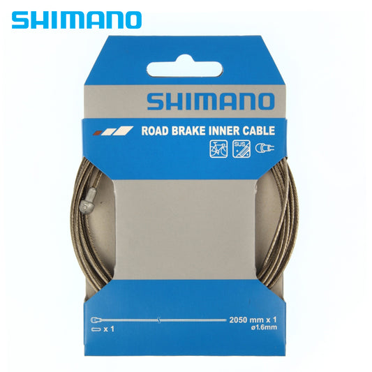 Shimano STAINLESS Steel Road Brake Inner Cable 1.6x2050mm Y80098330