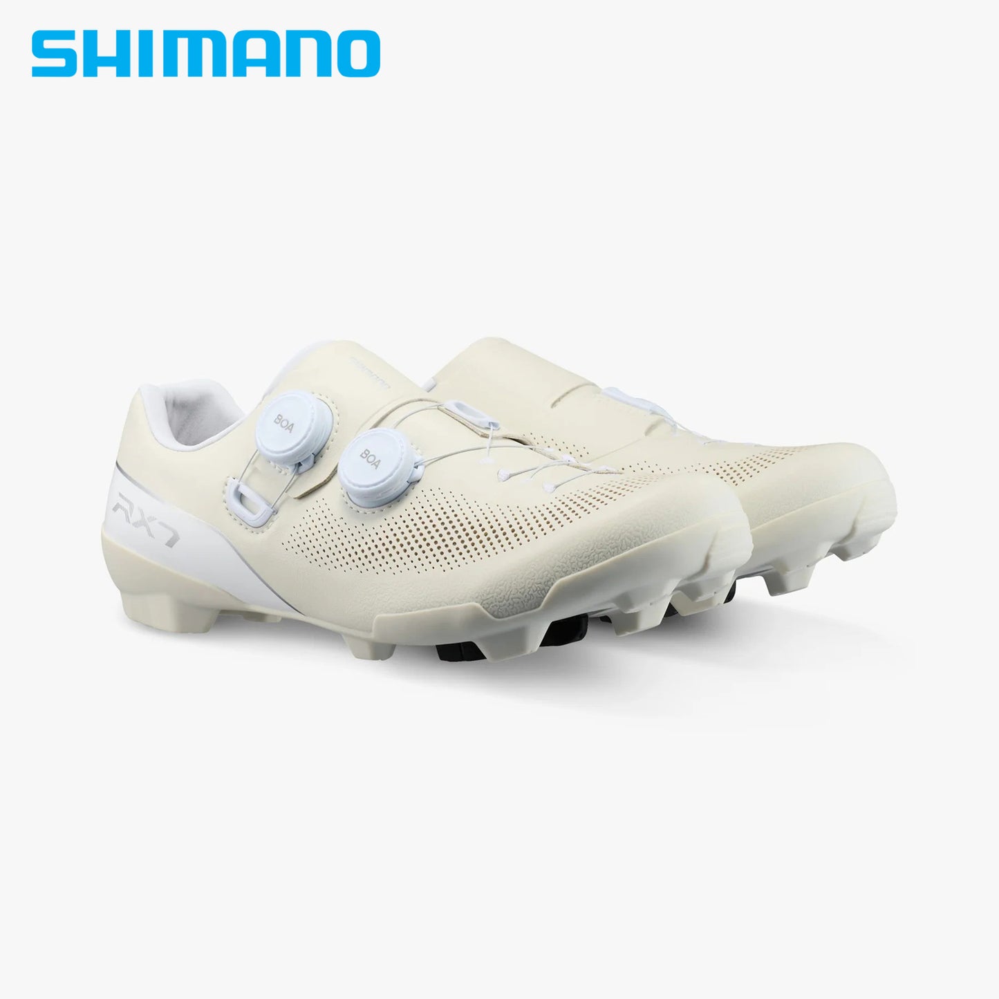 Shimano SH-RX710 Wide Bike Shoes - Sand White Sable Blanc
