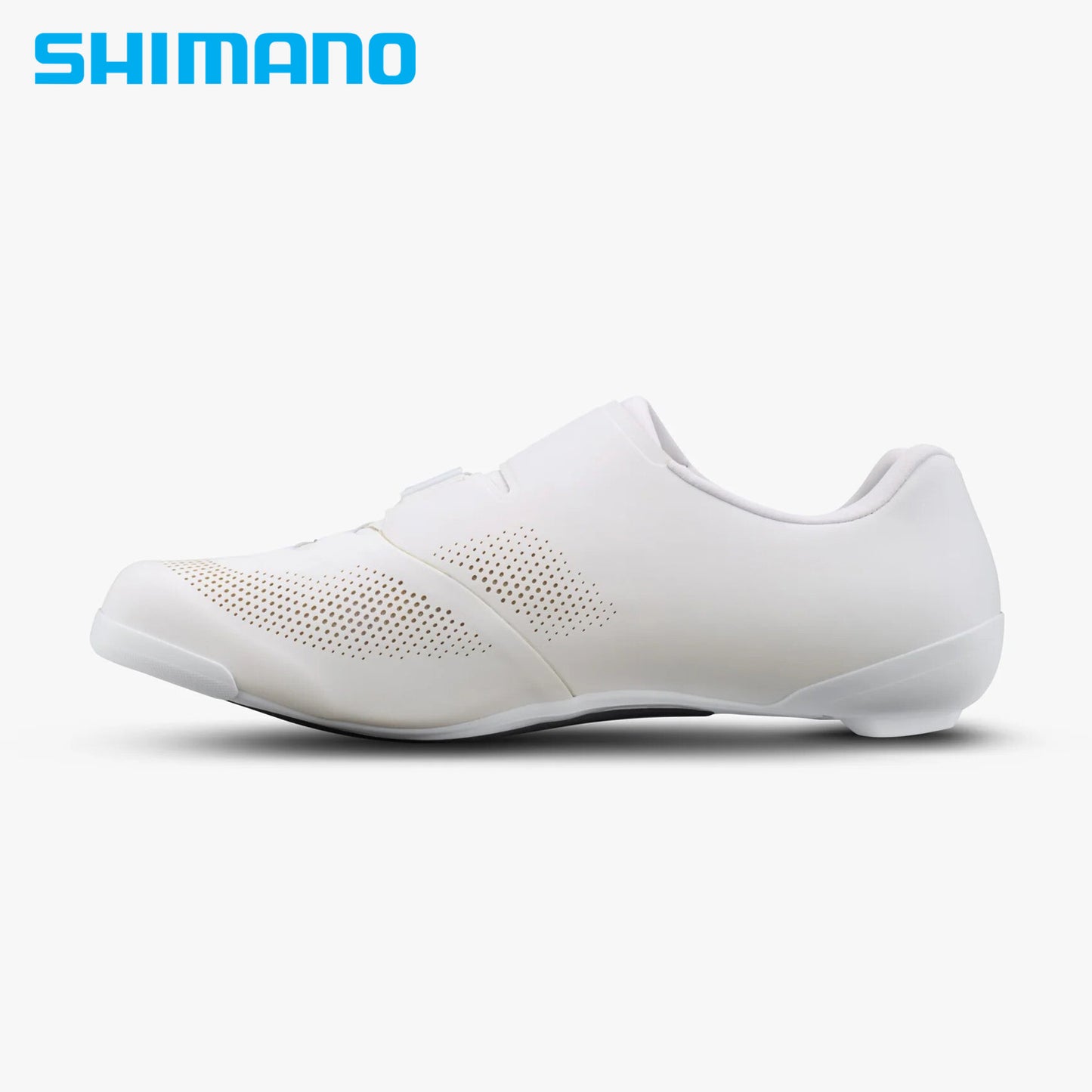Shimano SH-RC703 Road Race-Ready Perormance Bike Shoes - White
