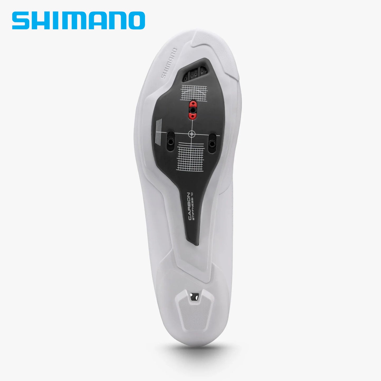 Shimano SH-RC703 Road Race-Ready Perormance Bike Shoes - White