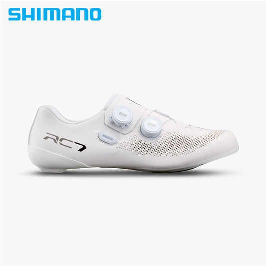 Shimano SH-RC703 Road Race-Ready Perormance Bike Shoes - White