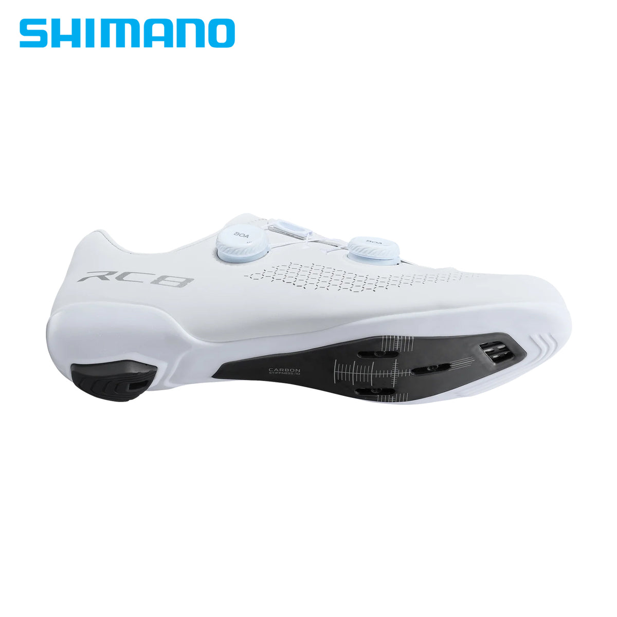 Shimano SH-RC810 Road Race-Ready Performance Bike Shoes - White