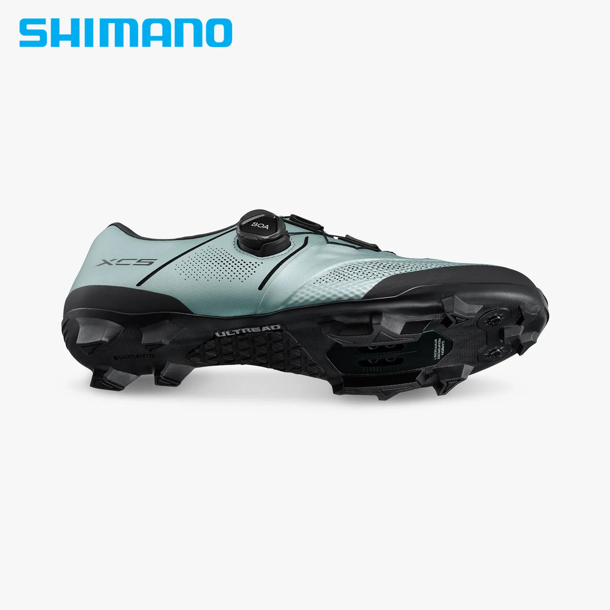 Shimano XC5 SH-XC503 Off-Road/Cross Country Bike Shoes, Cleats - Ice Blue