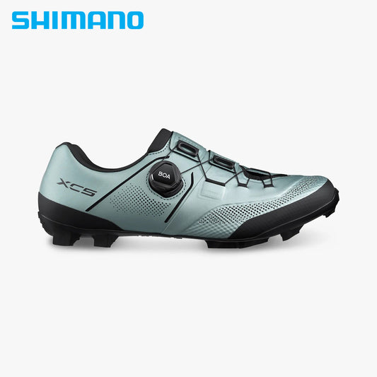 Shimano XC5 SH-XC503 Off-Road/Cross Country Bike Shoes, Cleats - Ice Blue