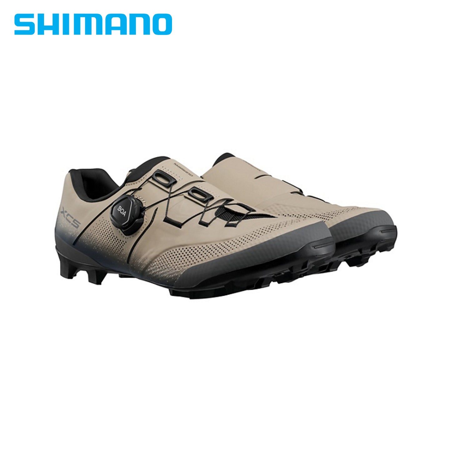 Shimano XC5 SH-XC503 Off-Road/Cross Country Bike Shoes, Cleats - Sand Beige