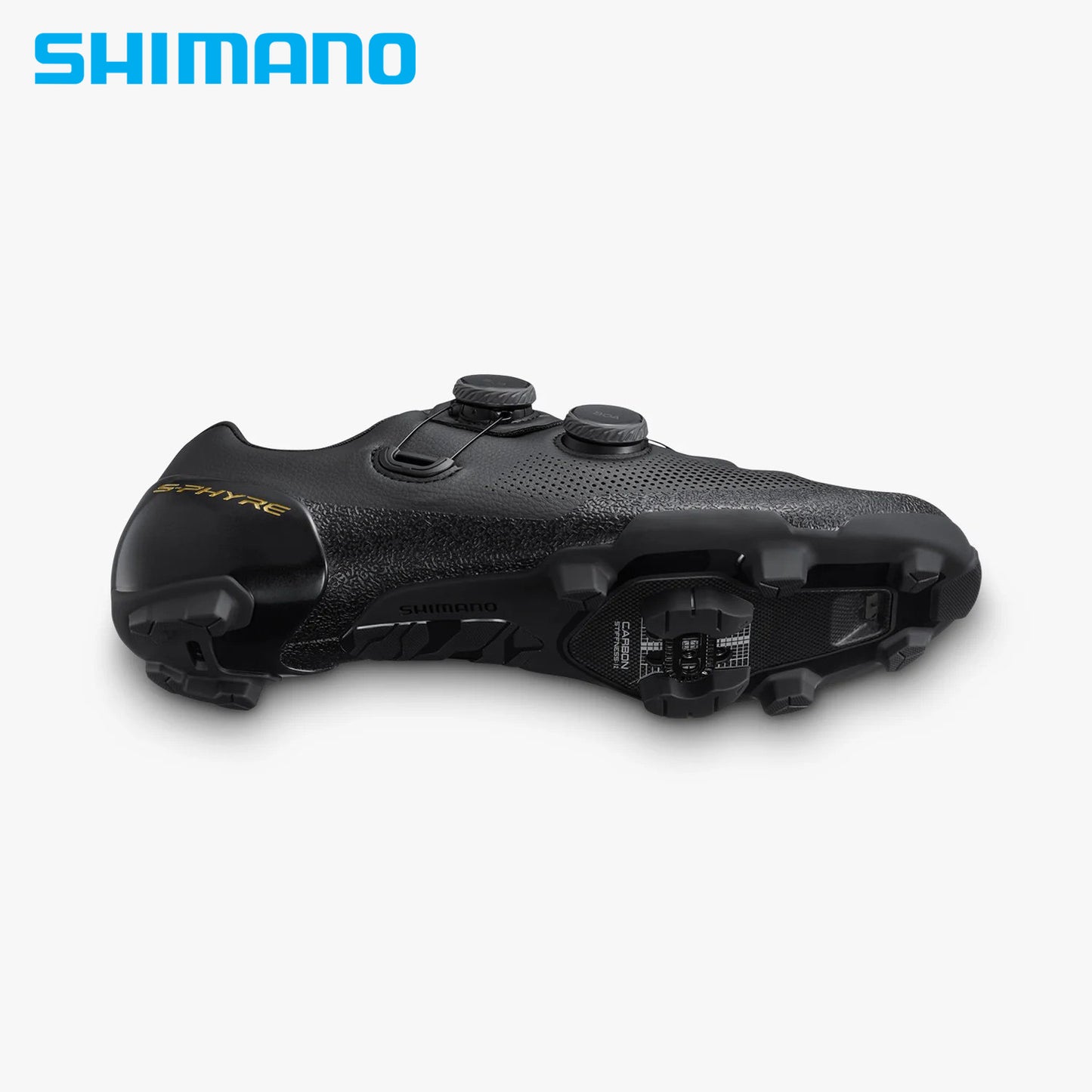 Shimano S-PHYRE SH-RX910 Wide Gravel Bike Shoes - Black