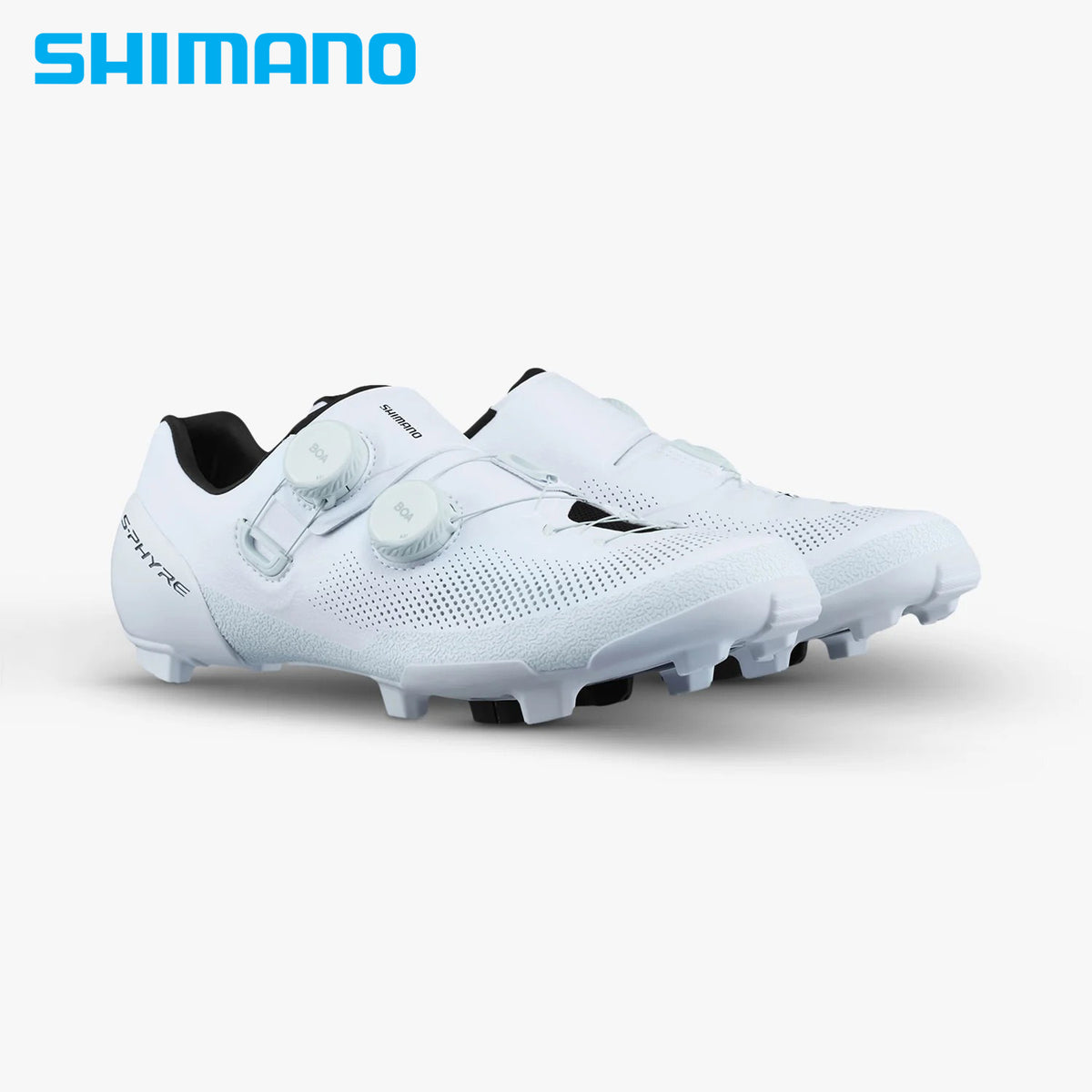 Shimano S-PHYRE SH-RX910 Wide Gravel Bike Shoes - White