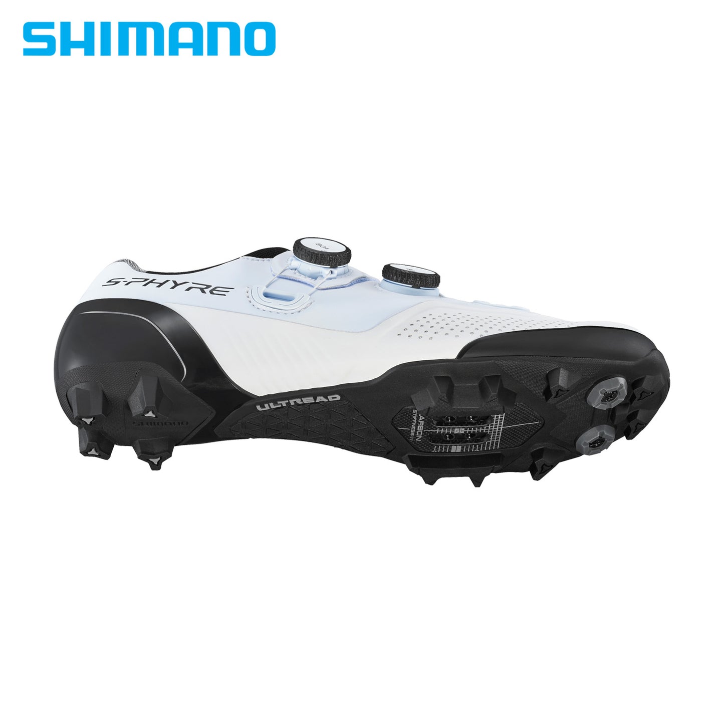 Shimano S-PHYRE SH-XC902 MTB Mountain Bike Shoes, Cleats - White