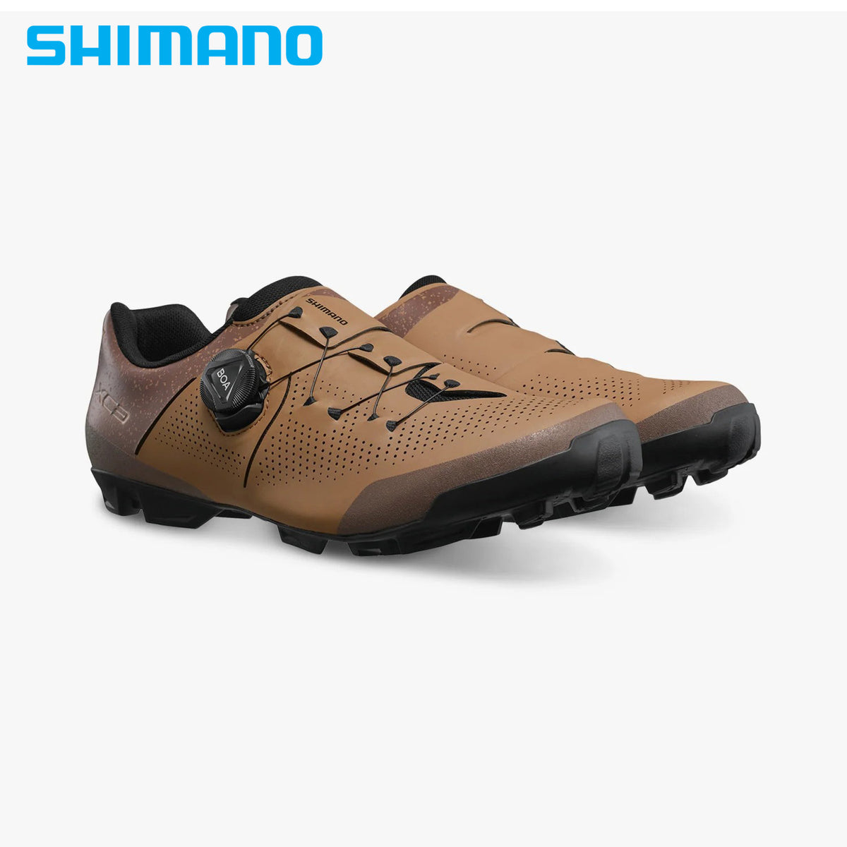 Shimano XC3 Off-Road / MTB XC Bike Shoes SPD (SH-XC302) - Brown