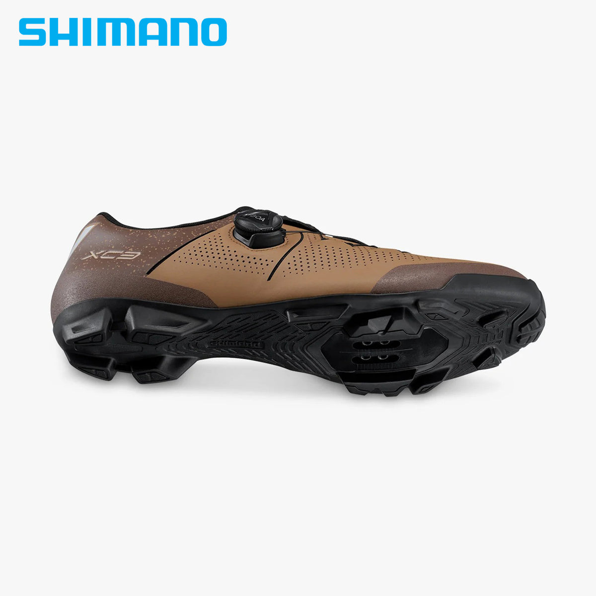 Shimano XC3 Off-Road / MTB XC Bike Shoes SPD (SH-XC302) - Brown