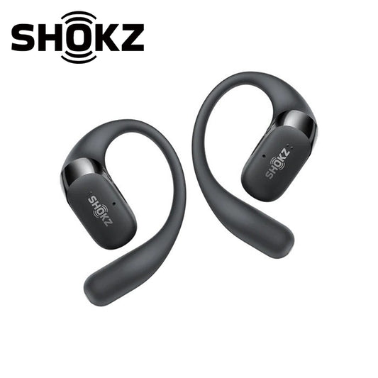 SHOKZ OpenFit 2+ DirectPitch 2.0 Dolby Audio Open-Ear Headphones w/ Wireless Charging - Black